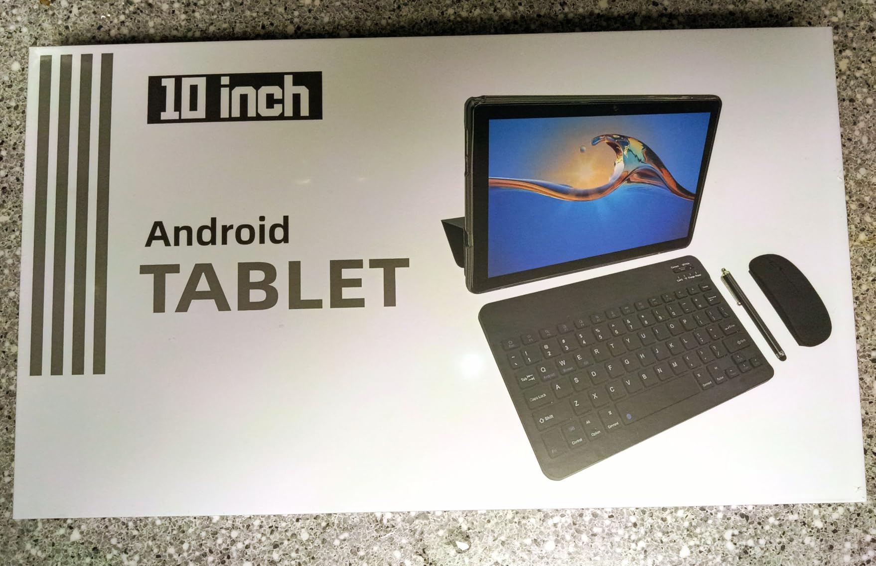 CUPEISI Android 16 Tablet 10 Inch, 20GB RAM+128GB ROM / 2TB Expandable, 2.0GHz Octa-core, 1280*800 HD Screen, WiFi 6, 2-in-1 Tablet with Keyboard Case Mouse Stylus, Widevine L1 customer photo 2