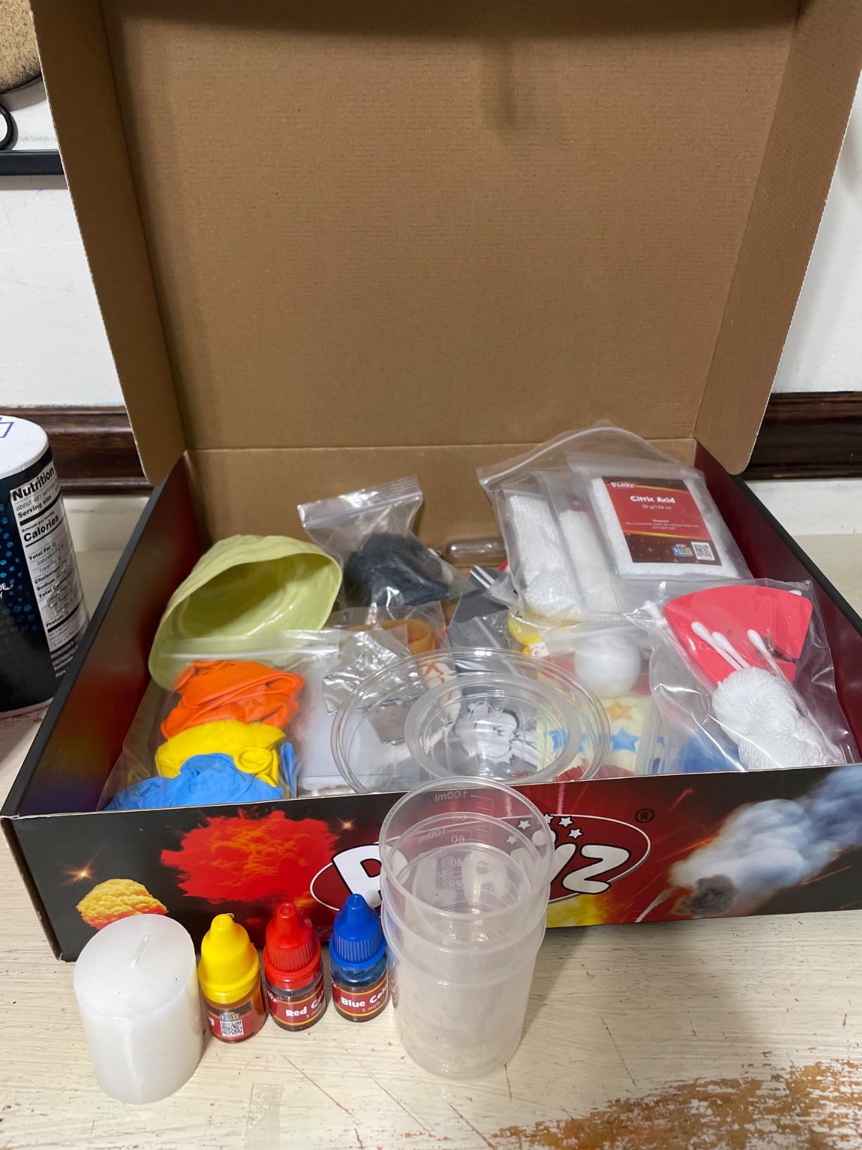 Playz Mega Kaboom! 150+ Explosive Science Experiments Kit for Kids Age 8-12 with 75 App & Video Guided Experiments - Chemistry Set STEM & Educational Toys & Gifts for Boys, Girls, Teenagers & Kids customer photo 1