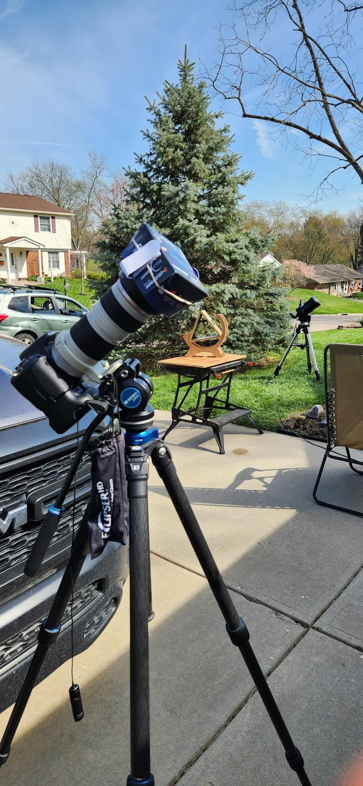 Celestron EclipSmart Universal Solar Filter for Telescopes | ISO 12312-2 Compliant, Fits 75-100mm Telescope Tubes, Safe White-Light Viewing customer photo 2