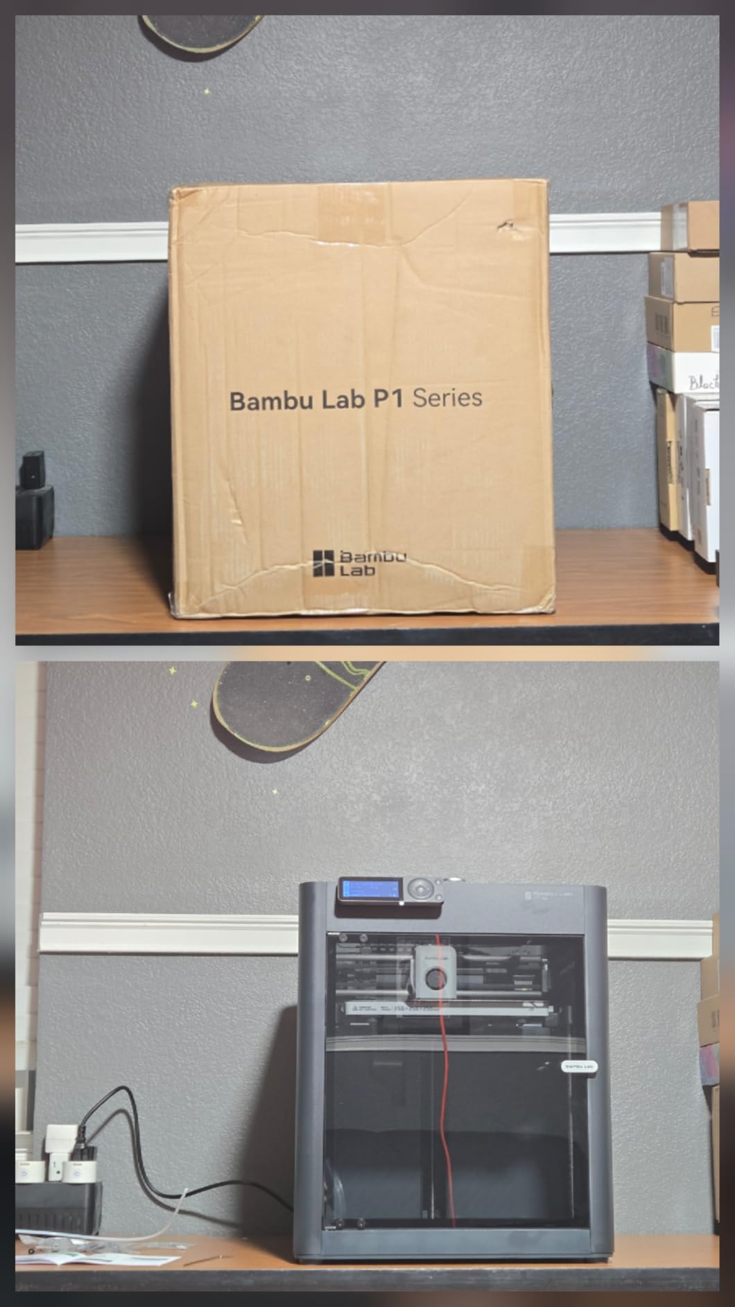 Bambu Lab P1S 3D Printer, Ready-to-Use FDM 3D Printer | Beginner-Friendly Ecosystem with MakerWorld Model Library, Enclosed CoreXY, High Speed & Precision Printing customer photo 1
