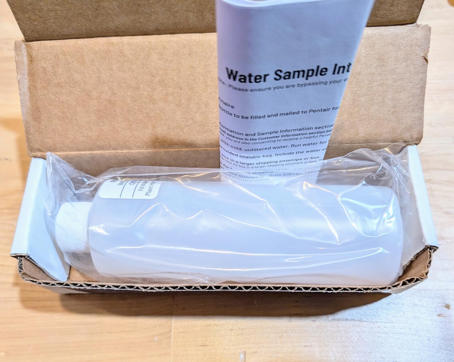 Pentair OMNIFilter Mail-in Home Water Test Kit, Lab Analysis | Tests Lead, Iron, Chlorine, Fluoride, Arsenic, Nitrates and More; One Sample Bottle, Prepaid Shipping, Results in 3-5 Days customer photo 1
