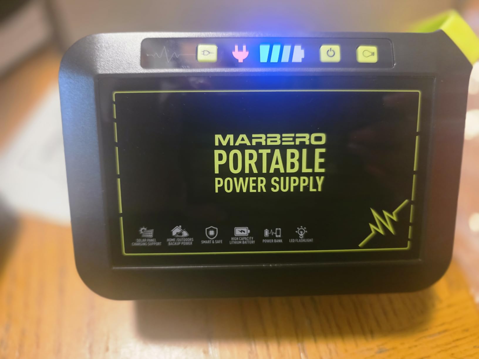 Portable Power Station 300W MARBERO 237Wh Camping Solar Generator Backup Lithium Battery with Pure Sine Wave 110V AC Outlet, USB C, USB A, DC for Outdoors Camping CPAP Home Blackout Emergency | Backup Lithium Battery with Pure Sine Wave 110V AC Outlet, USB C, USB A, DC for Outdoors Camping CPAP Home Blackout Emergency customer photo 1