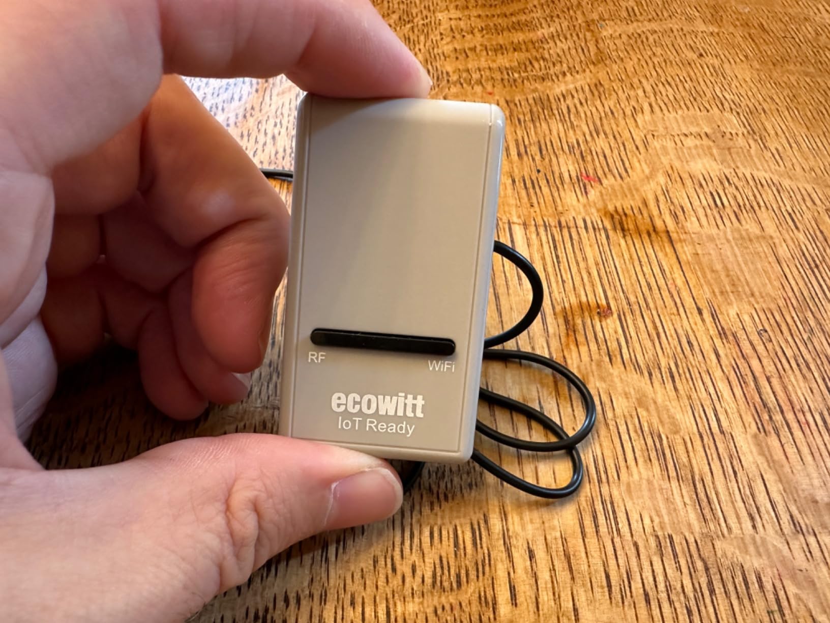Wi-Fi Gateway Weather Station, with Built-in Temperature, Humidity, and Barometric Sensors, IOT Ready, Supports Ecowitt Sensors Developed, USB Power, 915 MHz customer photo 1
