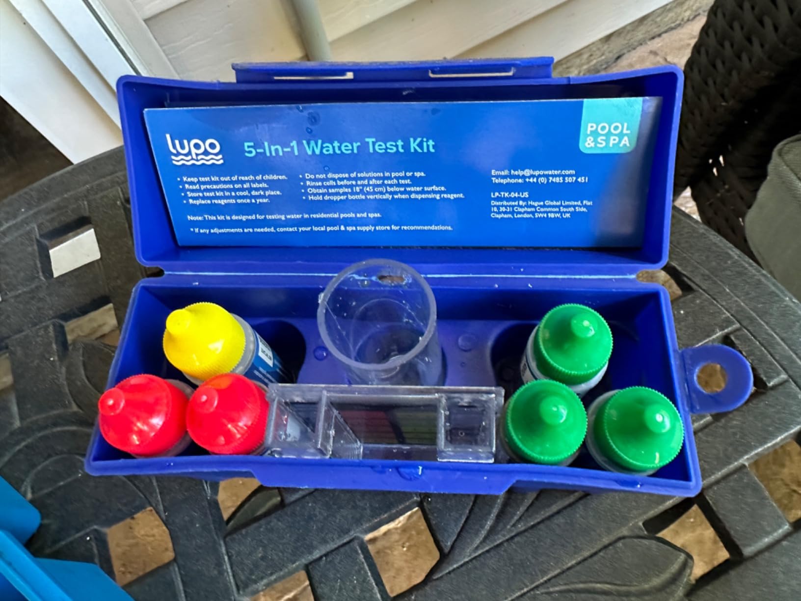 Lupo 6-in-1 Pool Test Kit | Pool Testing Kit for Residential Swimming Pools & Spas for Testing Total Chlorine, Total Bromine, pH, Base Demand, Acid Demand & Total Alkalinity Quick & Accurate Testing customer photo 2