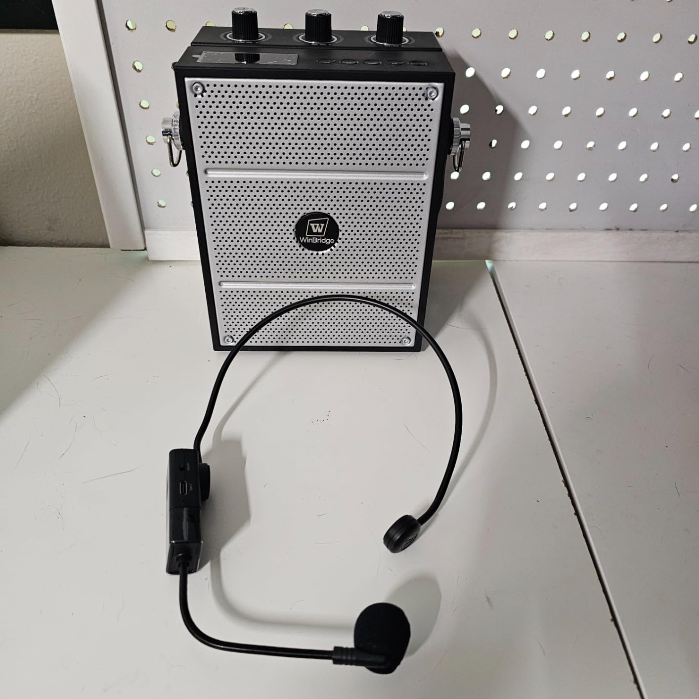 Voice Amplifier, 50W Bluetooth PA Speaker with Wireless Headset Mic | Portable PA System for Teachers, Trainers, Meetings & Events, Rechargeable with Shoulder Strap, USB, TF & AUX customer photo 2