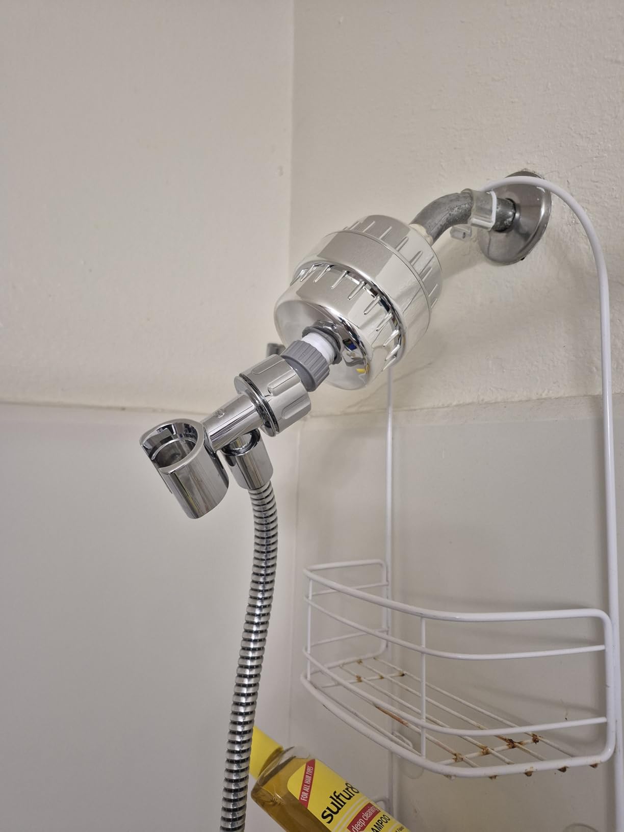 Shower Filter - 20 Stage Filtration with 2 Replacement Cartridges | High Output, Removes Chlorine & Fluoride, Improves Skin & Hair Health, Universal Fit, Easy Installation customer photo 2