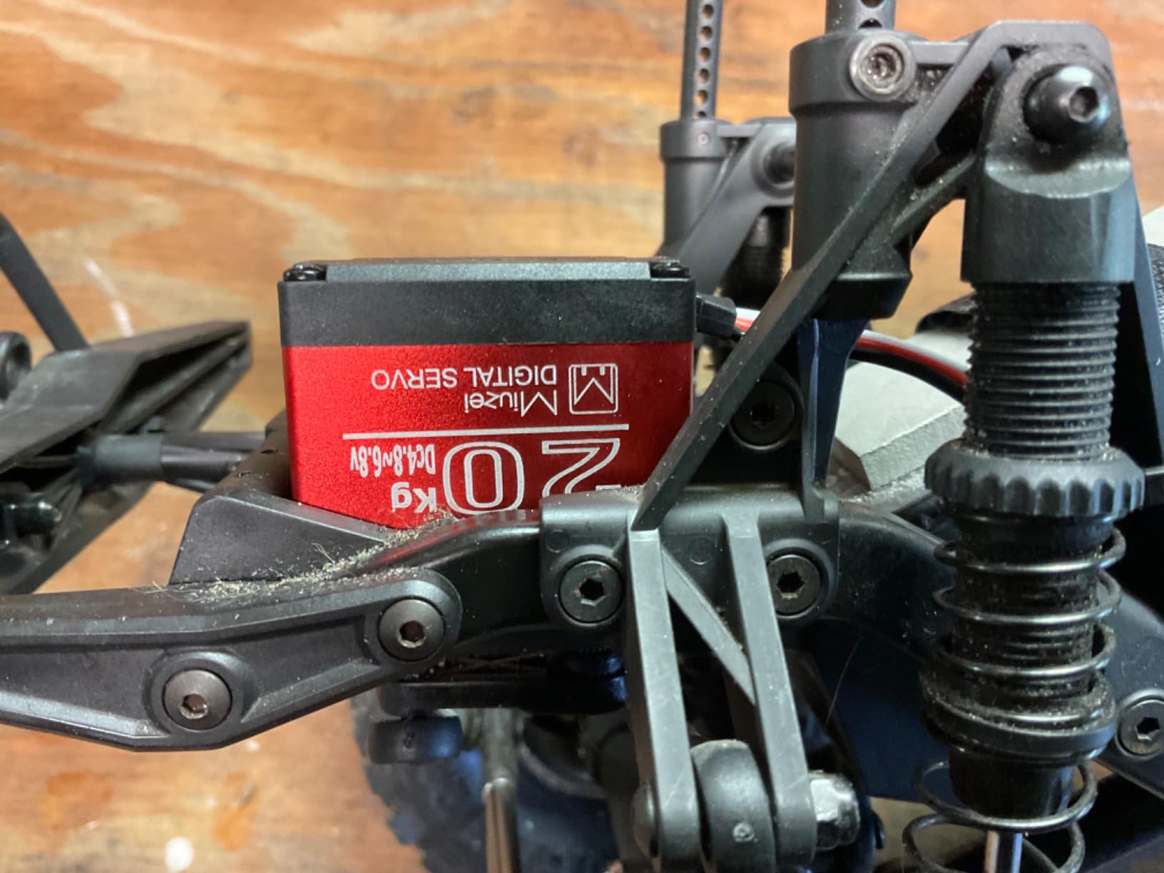 Miuzei 20KG Servo Motor High Torque Metal Gear Digital for 1/10 RC Car 4Pcs | 22.8 kg·cm Torque @6.8V, DS3218, 270 Degree Waterproof Standard Steering with 25T Horn for RC 1/8 Crawler Robot Truck Boat. customer photo 1