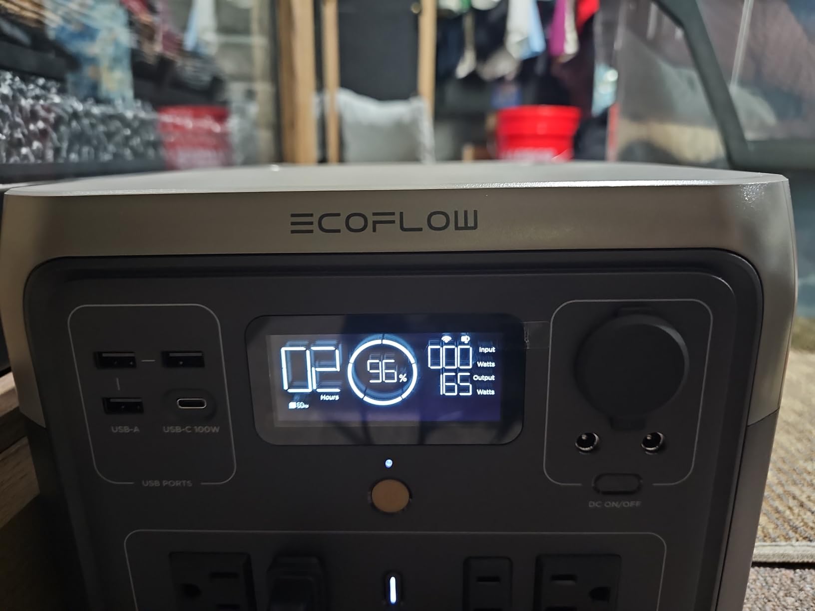 EF ECOFLOW Portable Power Station River 2 Max 500, 499Wh 500W | 1 Hr Fast Charging, LiFePO4 Battery, Up to 1000W Output Solar Generator (Solar Panel Optional) for Outdoor Camping/RVs customer photo 1