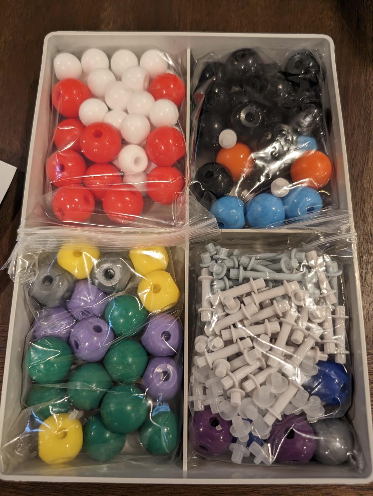 Molecular Model Kit, 240 Pcs Organic Chemistry Structure Set | Includes with 86 atoms and 154 bonds, Build Molecular Structures, Visualize Organic Molecules, High School & College customer photo 1