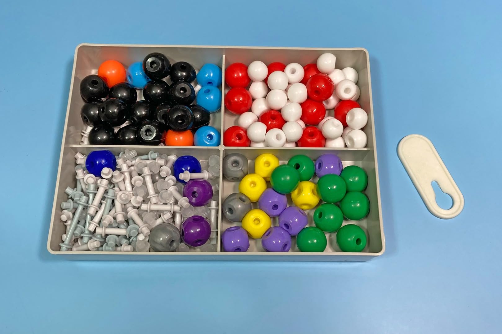 Molecular Model Kit, 240 Pcs Organic Chemistry Structure Set | Includes with 86 atoms and 154 bonds, Build Molecular Structures, Visualize Organic Molecules, High School & College customer photo 2