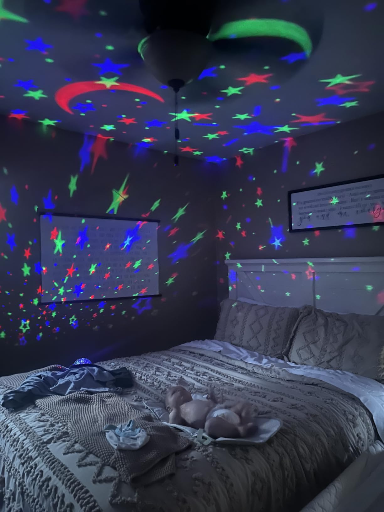 Night Light for Kids, 93 Lighting+3 Films Star Projector, Gift for 3-5 | with Remote Control, Dimmable, 1/2/4hrs Timer, Silent Rotation, Stay All Night, for Boys or Girls 2-4, Birthday, for Bedroom customer photo 2