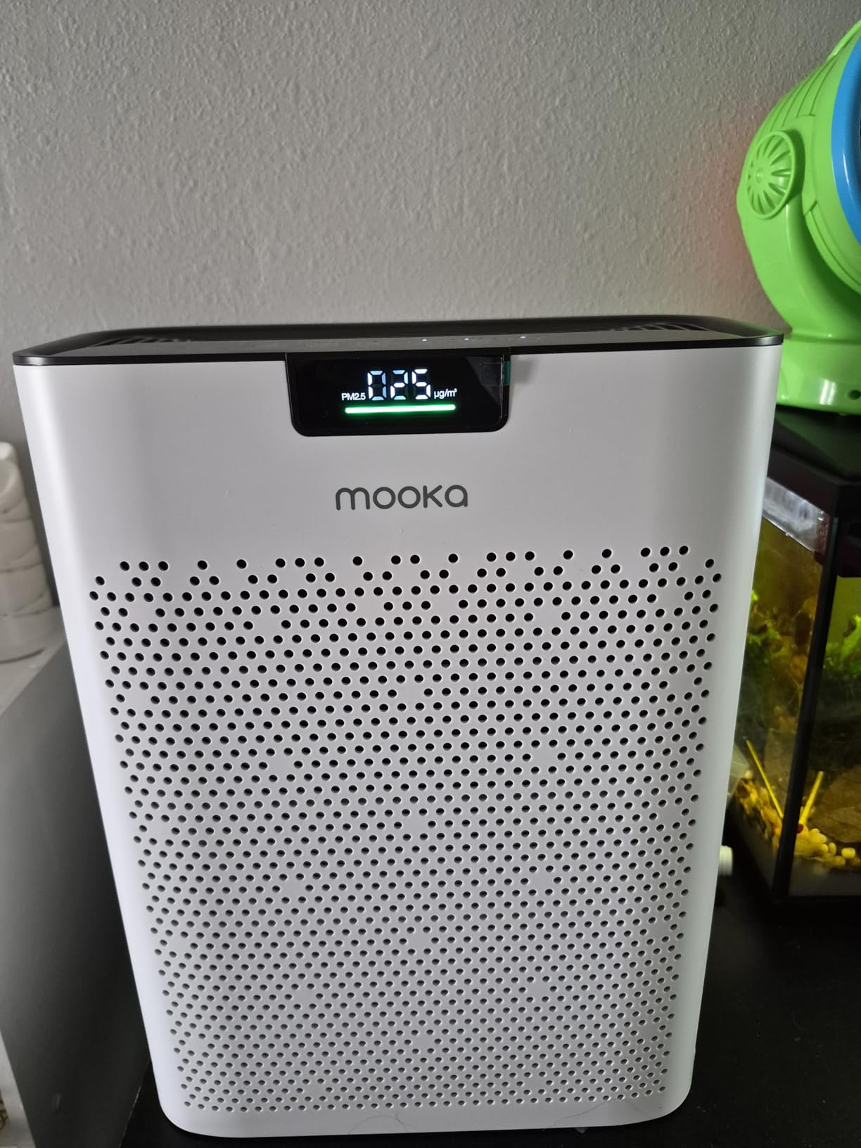 MOOKA Air Purifier for Home Bedroom Large Room 2200 Ft², True HEPA Filter | Washable Pre-Filter, Auto Mode, Quiet Sleep Mode, Air Quality Monitor, Air Cleaner for Pet Dust Smoke Pollen, KJ190H White customer photo 1