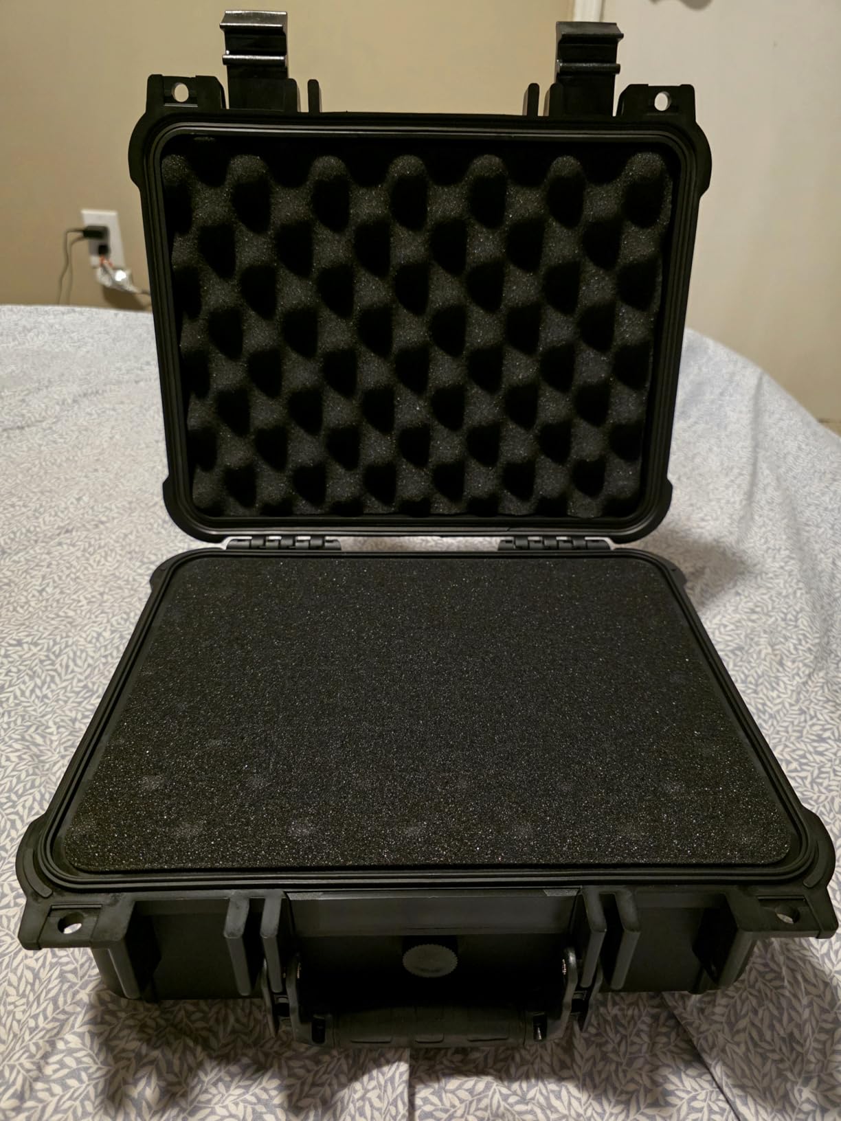 Jack Boss 14x 11.5x 6.5 Inch Hard Case, Portable Weather Waterproof Protective Camera Case with Customizable Foam, Fit Use of Drones, Camera, Equipments, Orange customer photo 2