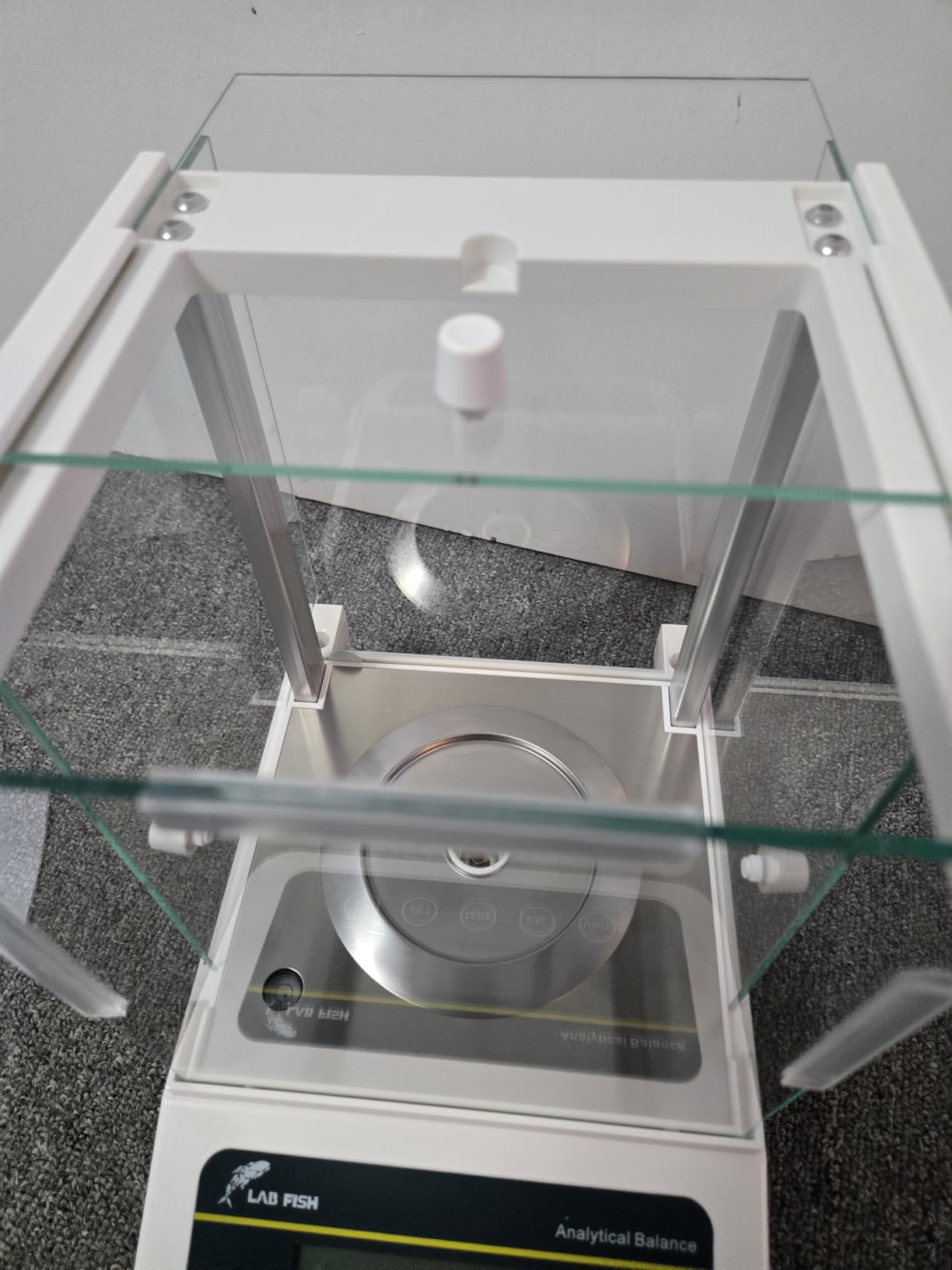 LAB FISH FA2204N Analytical Balance, 220g x 0.1mg Dual Calibration | 220g capacity, 0.1mg accuracy, internal & external calibration, precision lab scale for pharmacy & scientific use customer photo 2