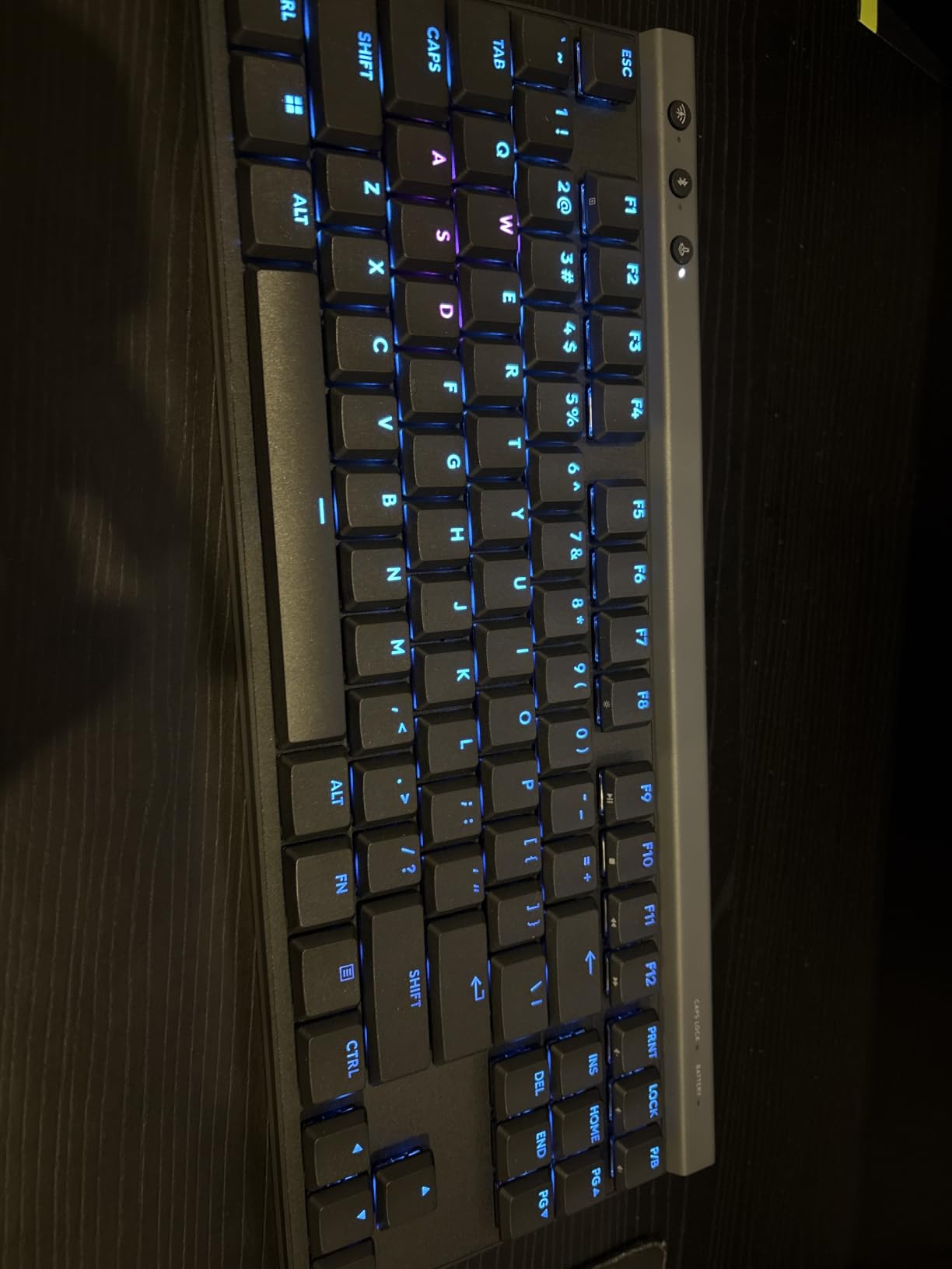 Logitech G515 Lightspeed TKL Wireless Gaming Keyboard (Tactile) - Black | LIGHTSPEED, low profile gaming, LIGHTSYNC RGB, thin tenkeyless design, PBT keycaps, mechanical switches customer photo 1