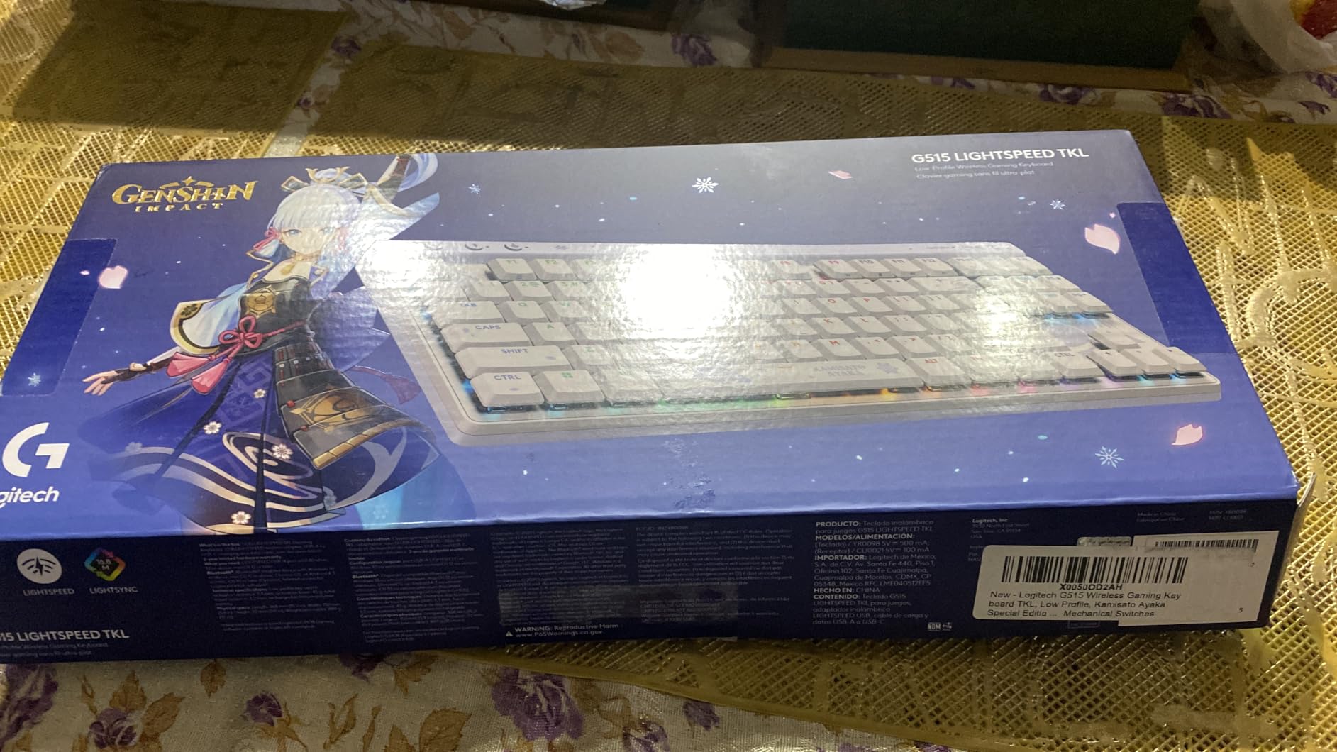 Logitech G515 Lightspeed TKL Wireless Gaming Keyboard (Tactile) - Black | LIGHTSPEED, low profile gaming, LIGHTSYNC RGB, thin tenkeyless design, PBT keycaps, mechanical switches customer photo 2