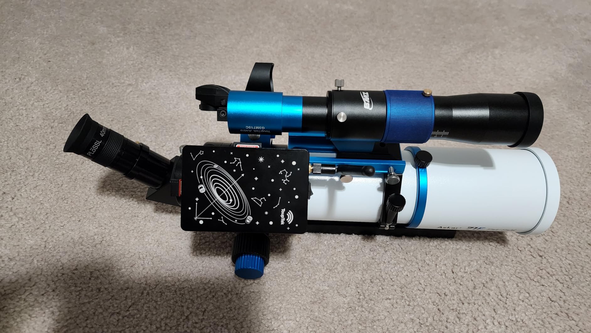 Askar 71F Flat-Field Telescope, 71mm Aperture F6.9 ED Glass Refractor OTA, Quadruplet air-Spaced APO, 230mm Vixen Dovetail Plate for Deep Sky Astrophotography and Visual Astronomy customer photo 1