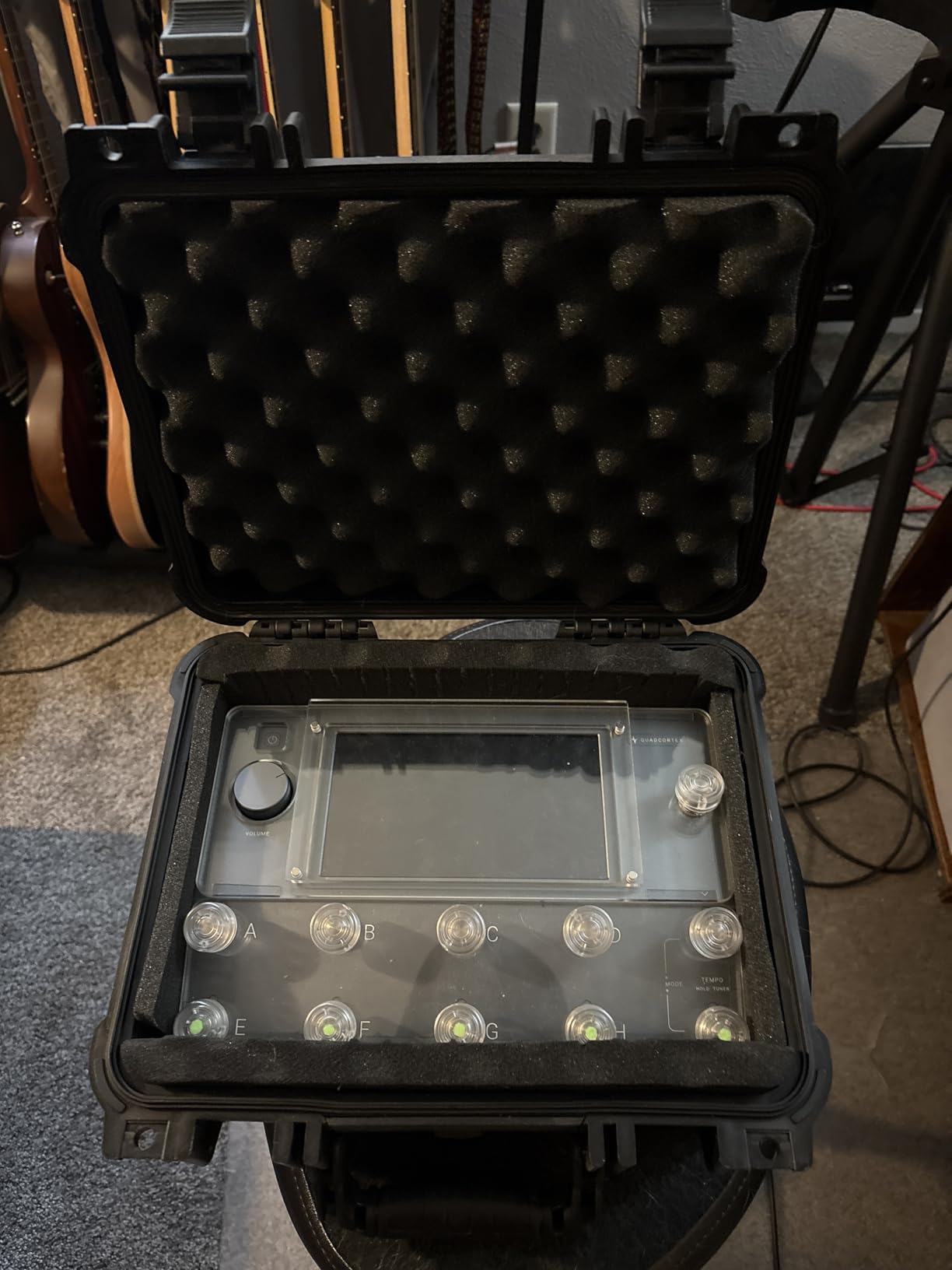 Jack Boss Hard Case, 13.6x11.4x6 Inch Portable Weather Waterproof Protective Camera Case with Customizable Foam, Fit Use of Drones, Camera, Equipments, Black customer photo 1