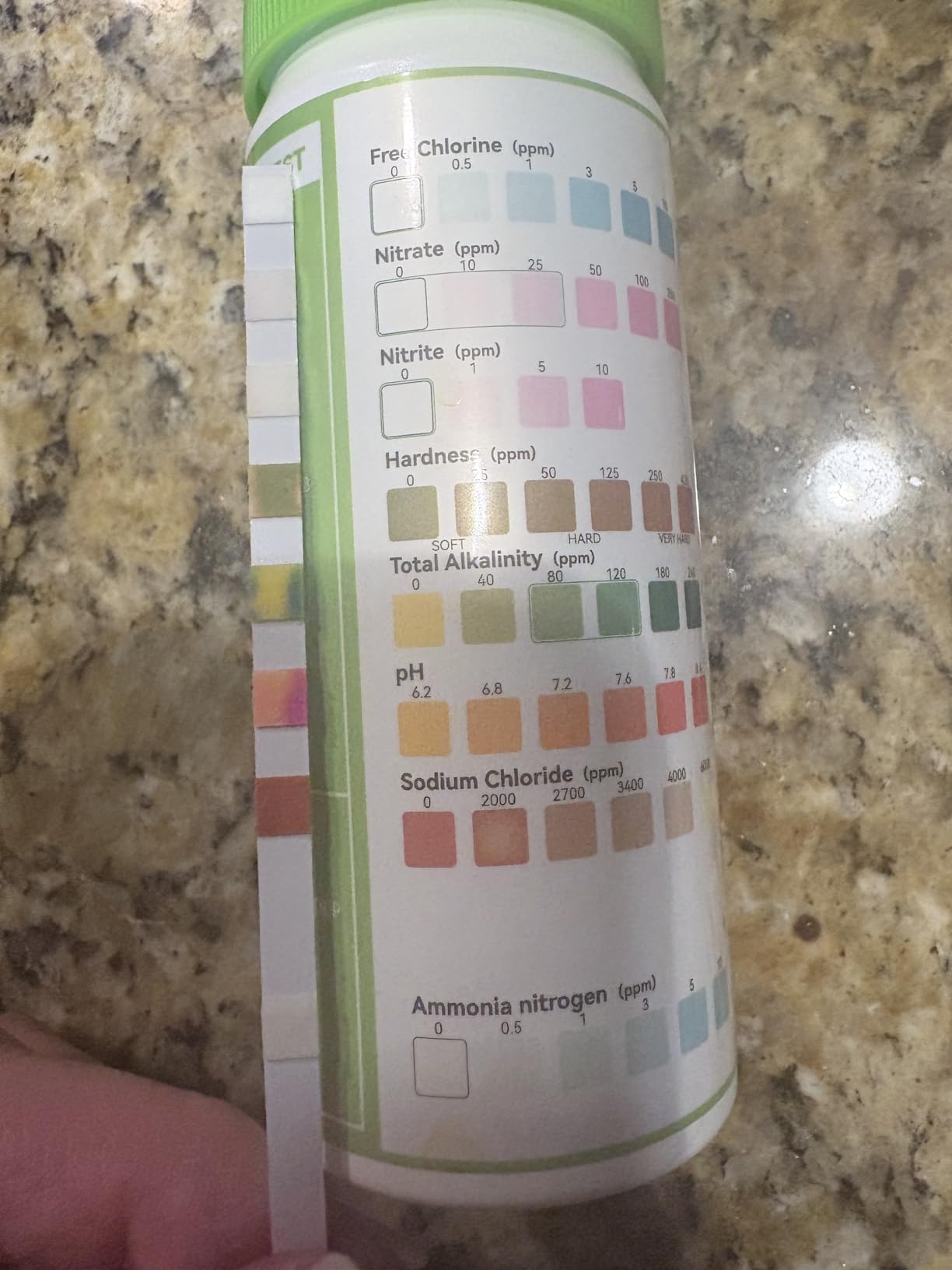 AAwipes 8-in-1 Aquarium Test Kit for Fish Tanks - Quick & Accurate Water Testing Strips for Aquariums & Ponds. Tests pH, Ammonia, Alkalinity, Hardness, Chlorine, etc. (K02-50) customer photo 1