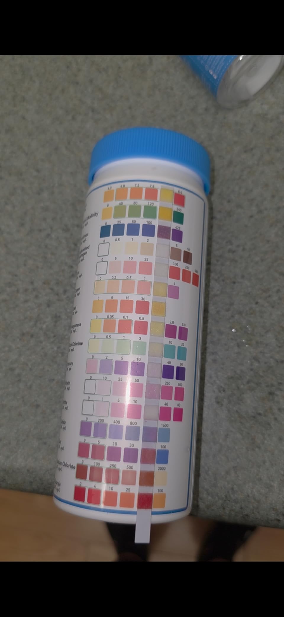 AAwipes Drinking Water Test Strips 17 in 1 50 Strips + 2 Bacteria Tester Kits, Complete Water Testing Kits for Home, Well, Tap Water, City Water, Flood Water Testing Strips (K03-50) customer photo 2
