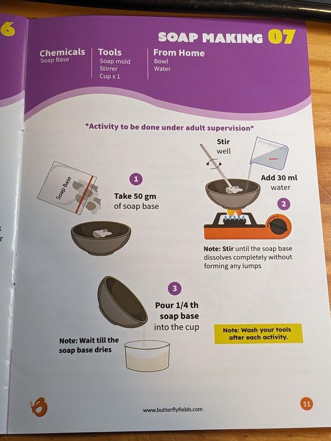 Butterfly EduFields 150+ Experiments Girls Science Kit for Kids Ages 8-12 | Slime & Volcano Science Experiments Projects | Educational STEM Learning | Birthday Gift for Girls Ages 8-12 | Craft Kit customer photo 1
