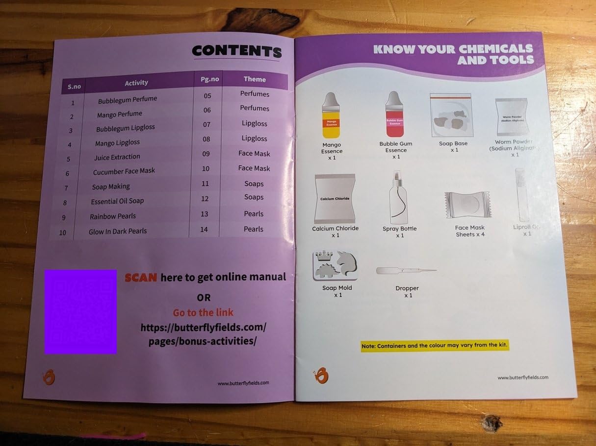 Butterfly EduFields 150+ Experiments Girls Science Kit for Kids Ages 8-12 | Slime & Volcano Science Experiments Projects | Educational STEM Learning | Birthday Gift for Girls Ages 8-12 | Craft Kit customer photo 2