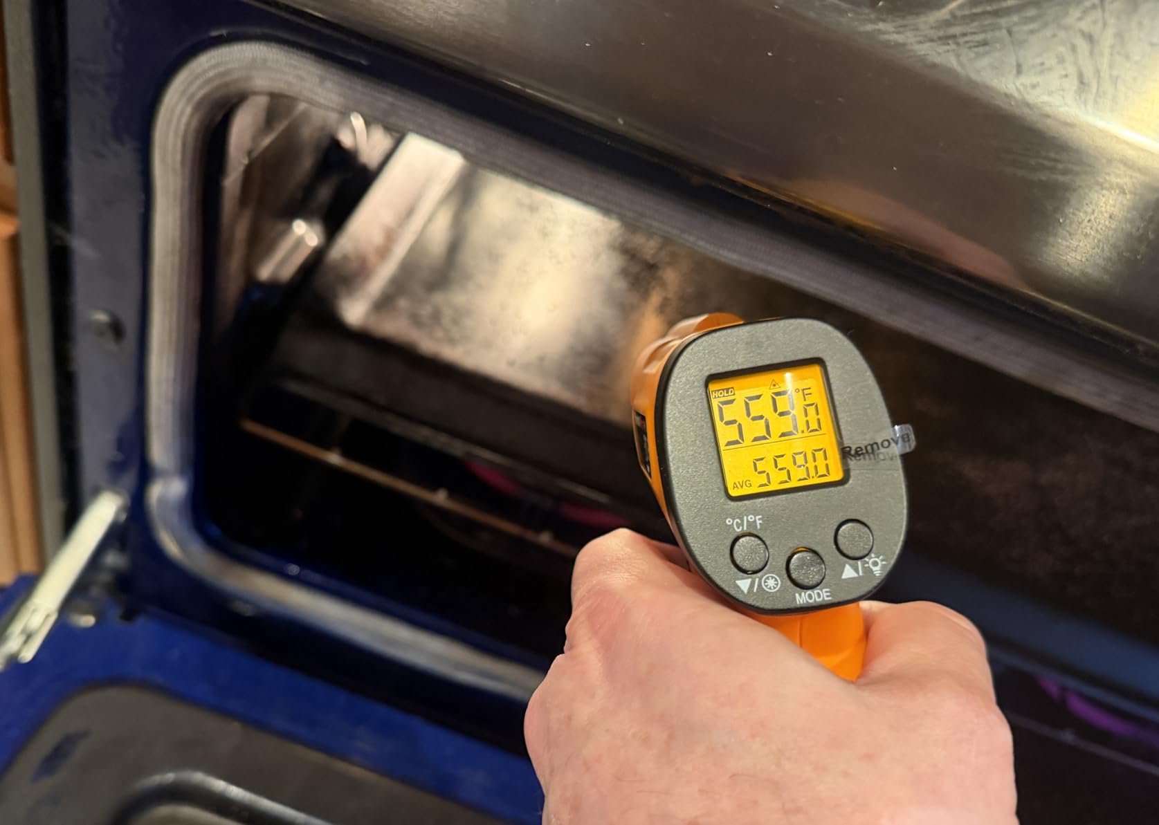 TempPro TempScan Infrared Thermometer Gun with Super Long Meat Probe | Temperature Gun with Laser for Pizza Oven Accessories, Grill Thermometer Gun Meat Thermometer for Cooking BBQ HVAC Car Engine customer photo 2