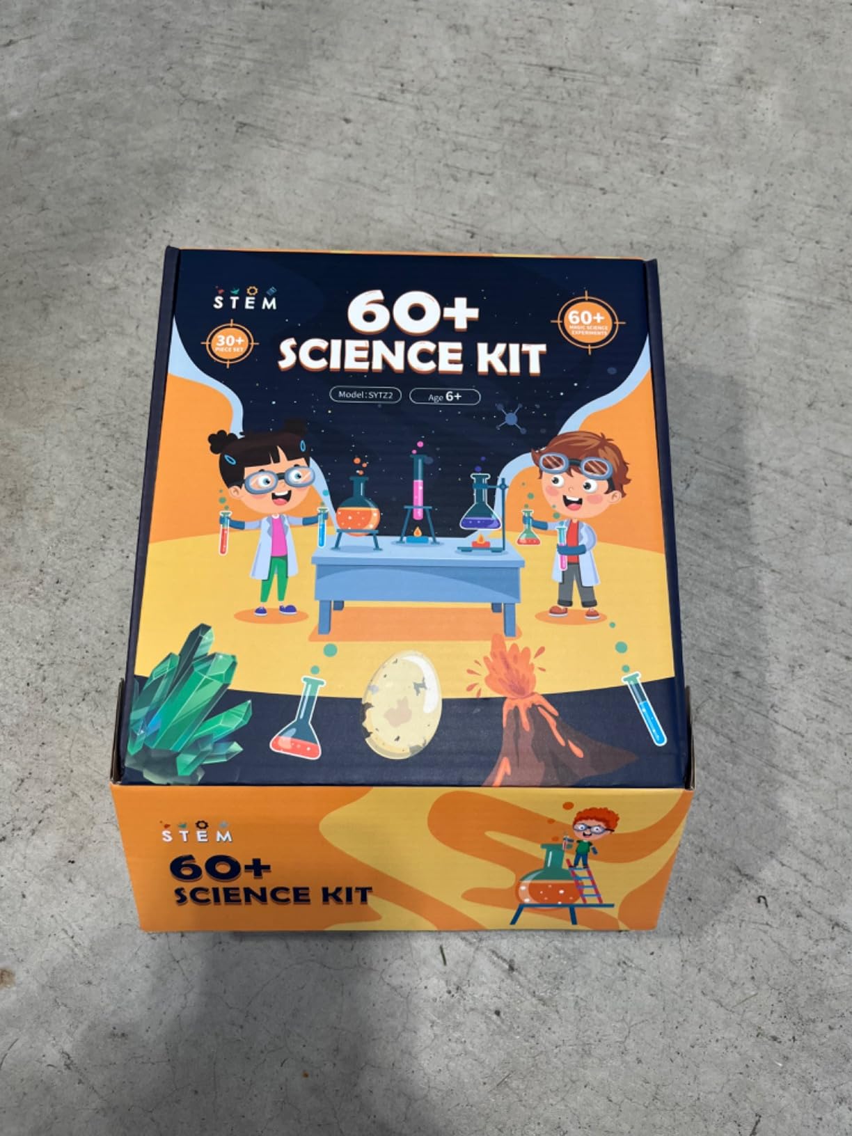 Melican 60+ Science Experiment Kit for Kids Ages 4 5 6 7 8+ | S.T.E.M Educational Project Toys for Boys Girls Birthday Gifts Ideas, Volcano, Chemistry Lab Tools Scientist Set customer photo 1