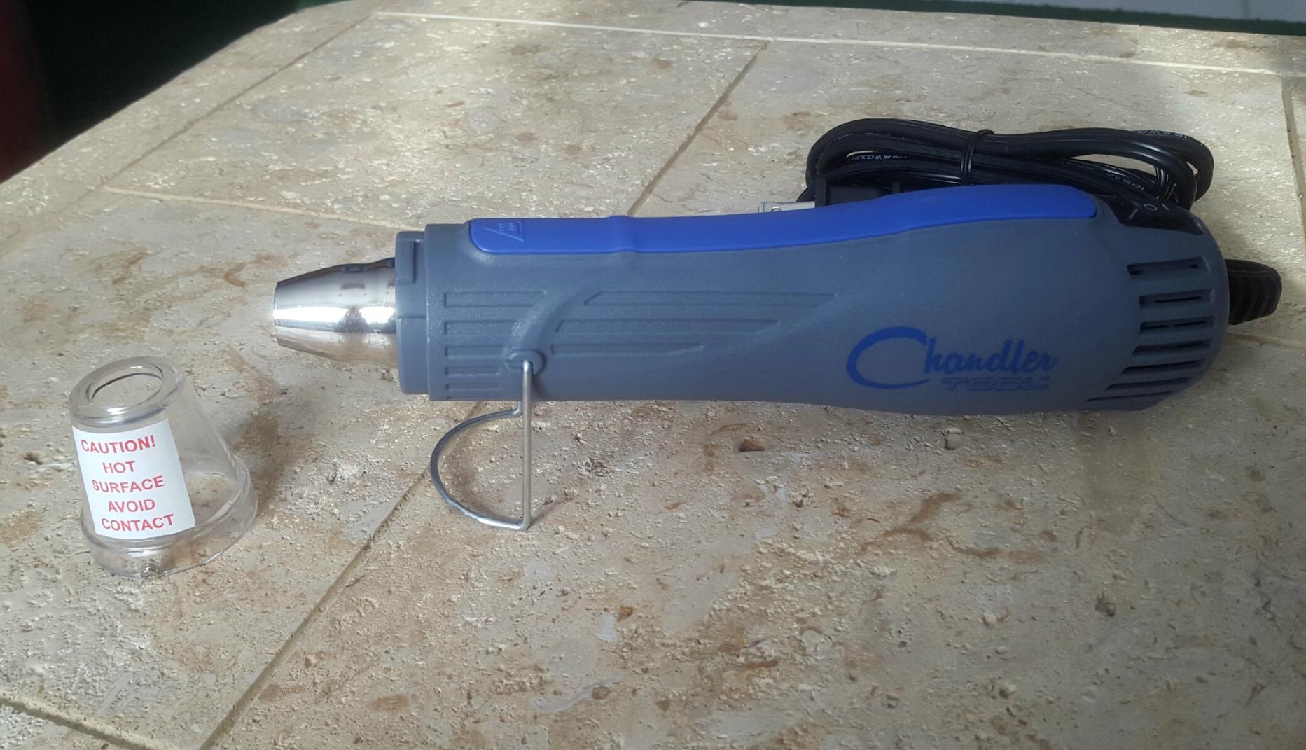 Heat Gun for Crafting, Mini Dual Temp Hot Air Gun Tool for Epoxy Resin, Shrink Wrapping, Vinyl Wrap, Embossing, Electronics, Candle Making, Sublimation, Phone Repair & DIY (Grey/Black) customer photo 2