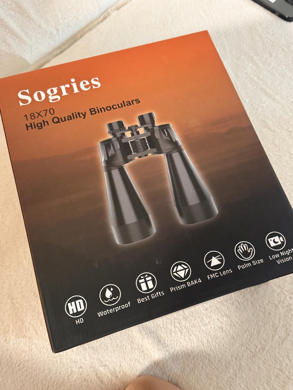 18x70 Professional Astronomy Binoculars for Adults | 70mm Large Aperture, HD Stargazing Binoculars, BAK4 Prism FMC Lens, Waterproof, Low Night Vision, Tripod & Phone Adapter customer photo 2