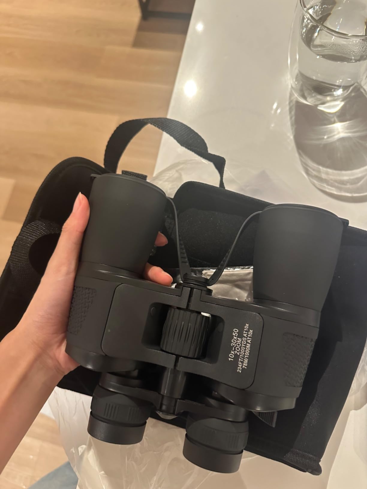 MLight 10-30X50 Zoom Binoculars for Adults, High Powered Military Binoculars for Bird Watching, Hunting, Outdoor, Hiking, Concerts Large View, Waterproof, BK7 Prism, FMC Lens, Low Light Night Vision customer photo 1