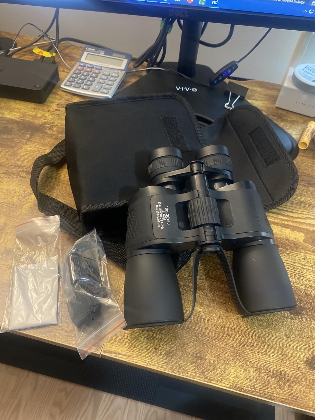 MLight 10-30X50 Zoom Binoculars for Adults, High Powered Military Binoculars for Bird Watching, Hunting, Outdoor, Hiking, Concerts Large View, Waterproof, BK7 Prism, FMC Lens, Low Light Night Vision customer photo 2