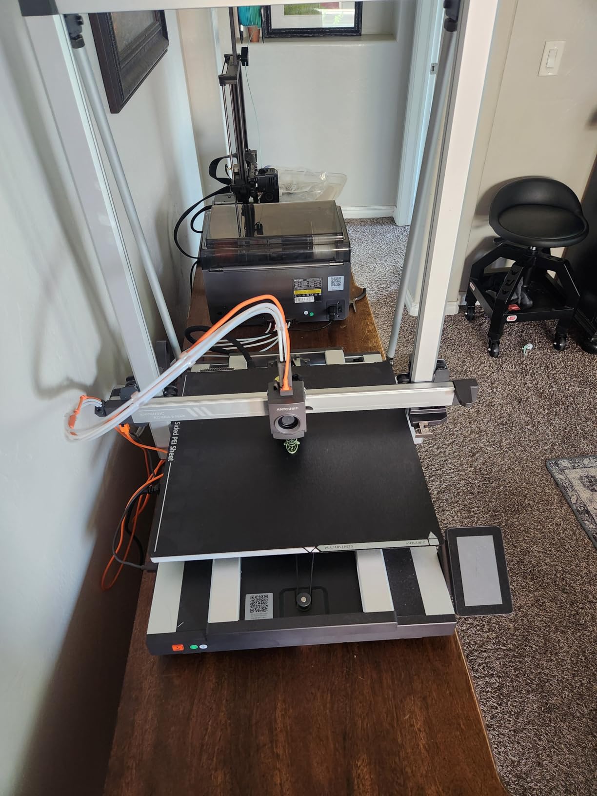 Anycubic 3D Printer Kobra 3 MAX Only, Large Printing Volume | Support Multicolor Needs ACE Pro, 600mm/s High-Speed Precise Auto-Leveling & Anti-Skip Upgrade 420 * 420 * 500mm Print Volume customer photo 2