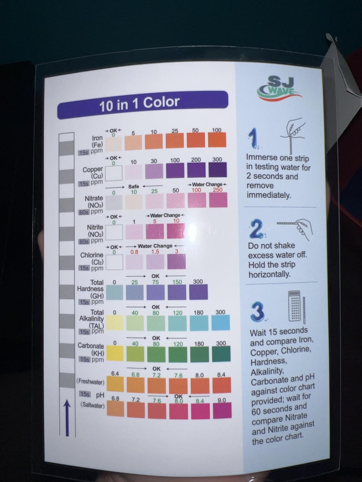 11 in 1 - Aquarium Test Strips | 950 Tests - 150 Strips | Fish Tank Aquariums Water Test Kit & ebook | Aquarium Thermometer | Fish Tank Water Testing Kit Includes 50 Ammonia Strips | Versatile Usage customer photo 2