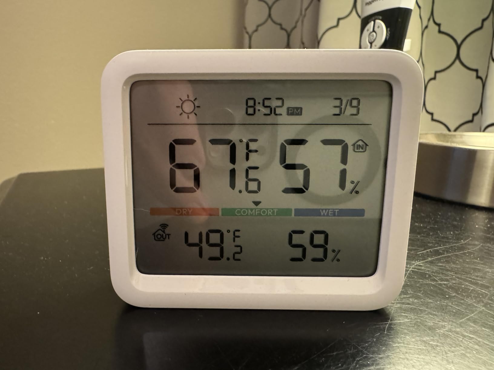 SwitchBot Meter Pro, Digital Hygrometer & Thermometer - Wireless Indoor Temperature & Humidity Monitor with Bluetooth App Control, Real-Time Alerts, Works with Apple Home customer photo 1