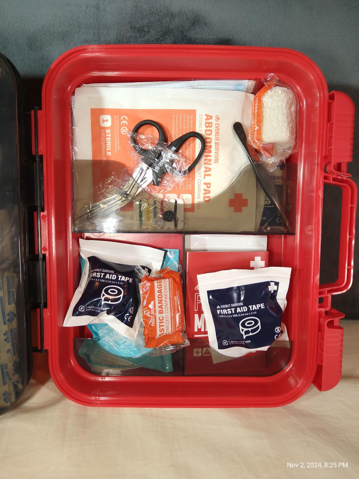 EVERLIT 400 Pcs OSHA/ANSI Compliant First Aid Kit Type III Class A Medical Kit Professional Med Kit Supplies for Contractors, Warehouse, Office, School, Home, Disaster, Car, Business, Restaurant customer photo 1