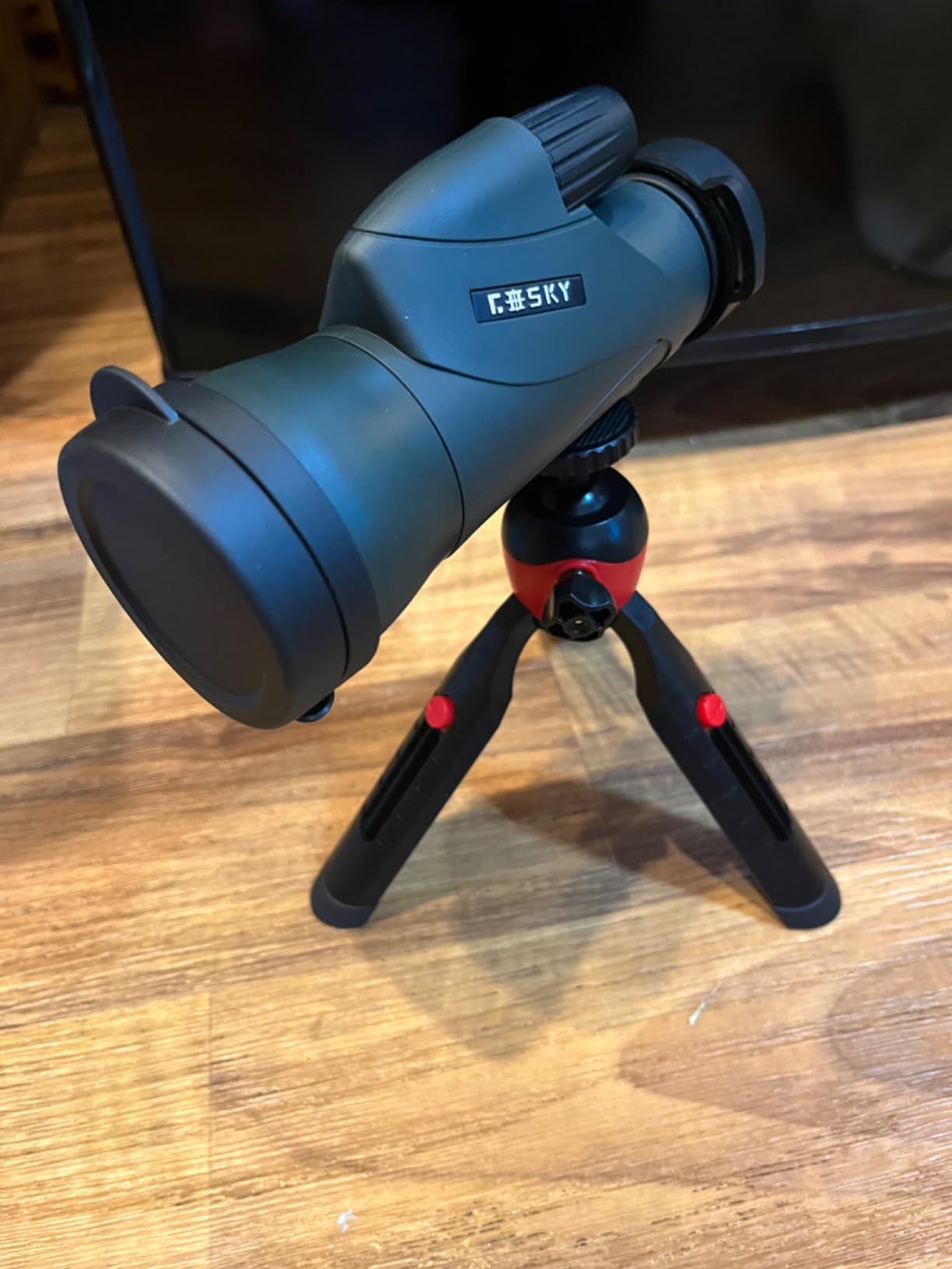 Gosky 15x52 High Powered Monocular Telescope for Adults with Tripod | BAK4 Prism, FMC Optics, IPX7 Waterproof, with Tripod and Phone Holder for Bird Watching, Wildlife Viewing, Travel, Sports customer photo 2