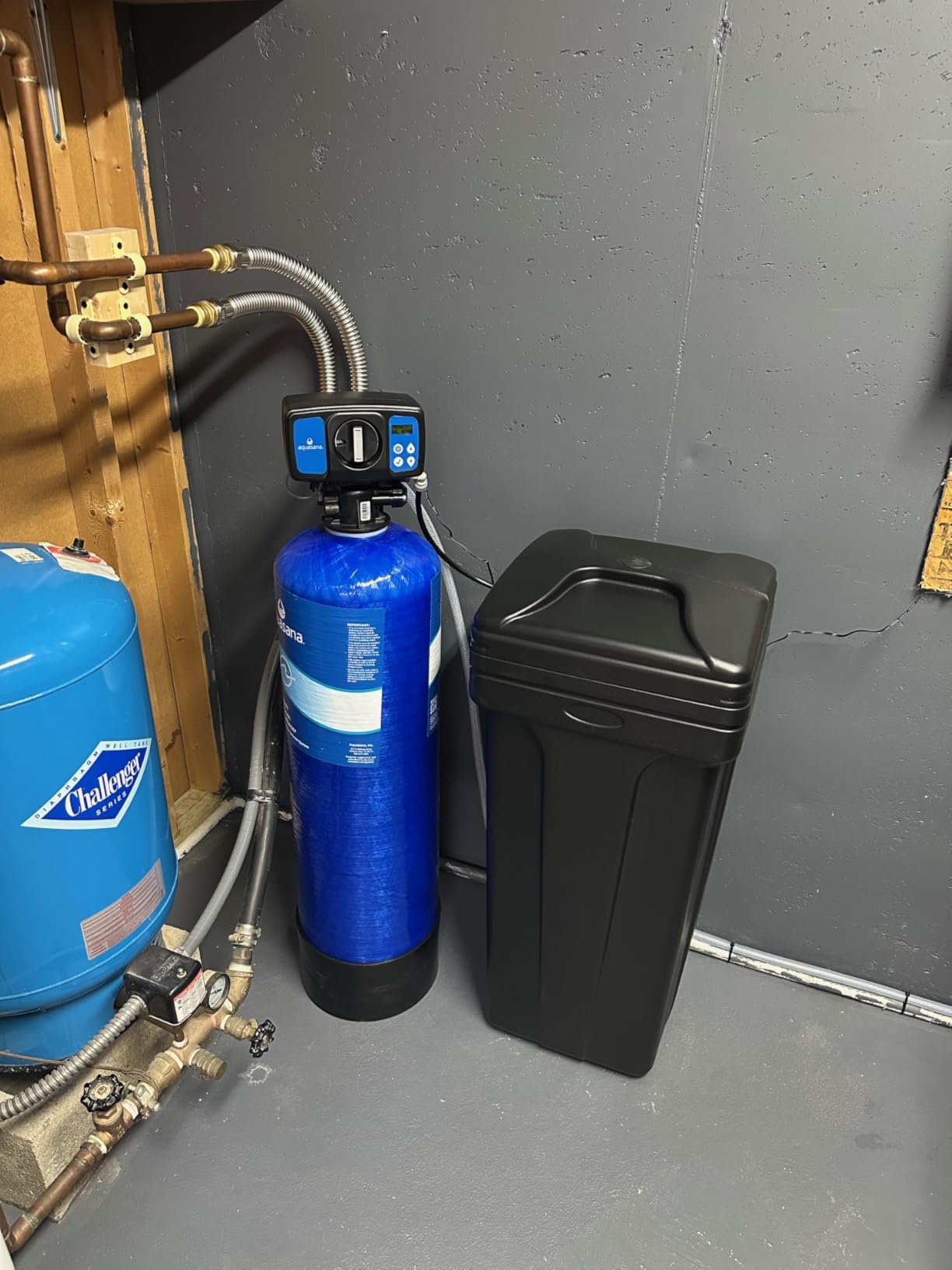 Aquasana SimplySoft Whole House Water Softener | 40K Grain | WH-SF40-BASE | Hard Water Reduction | 15.5 GPM | Metered Regeneration | Salt-Saving Efficiency | Base Tank & Cabinet | 5/10-Year Warranty customer photo 2