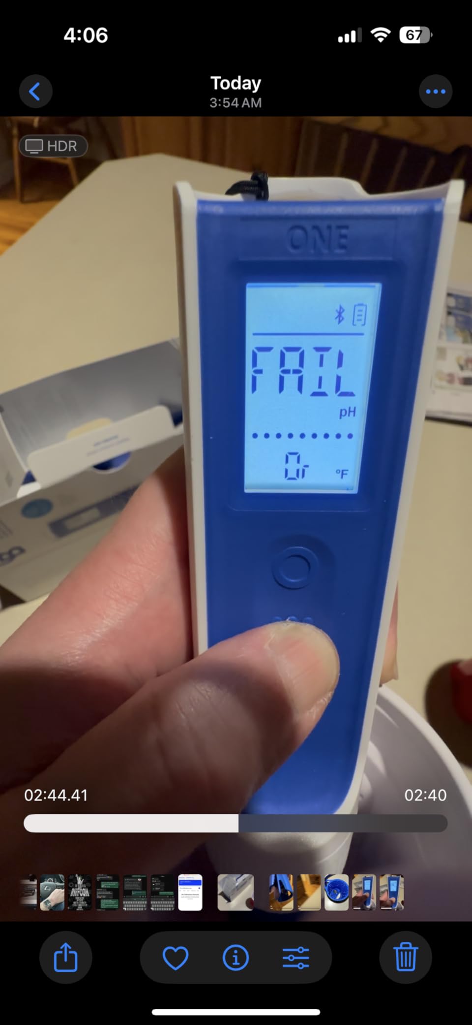 Bluelab OnePen - 3-in-1 Temperature, EC/PPM and pH Meter with Bluetooth Data Sharing & in-App Tracking - Replaceable Probe customer photo 2