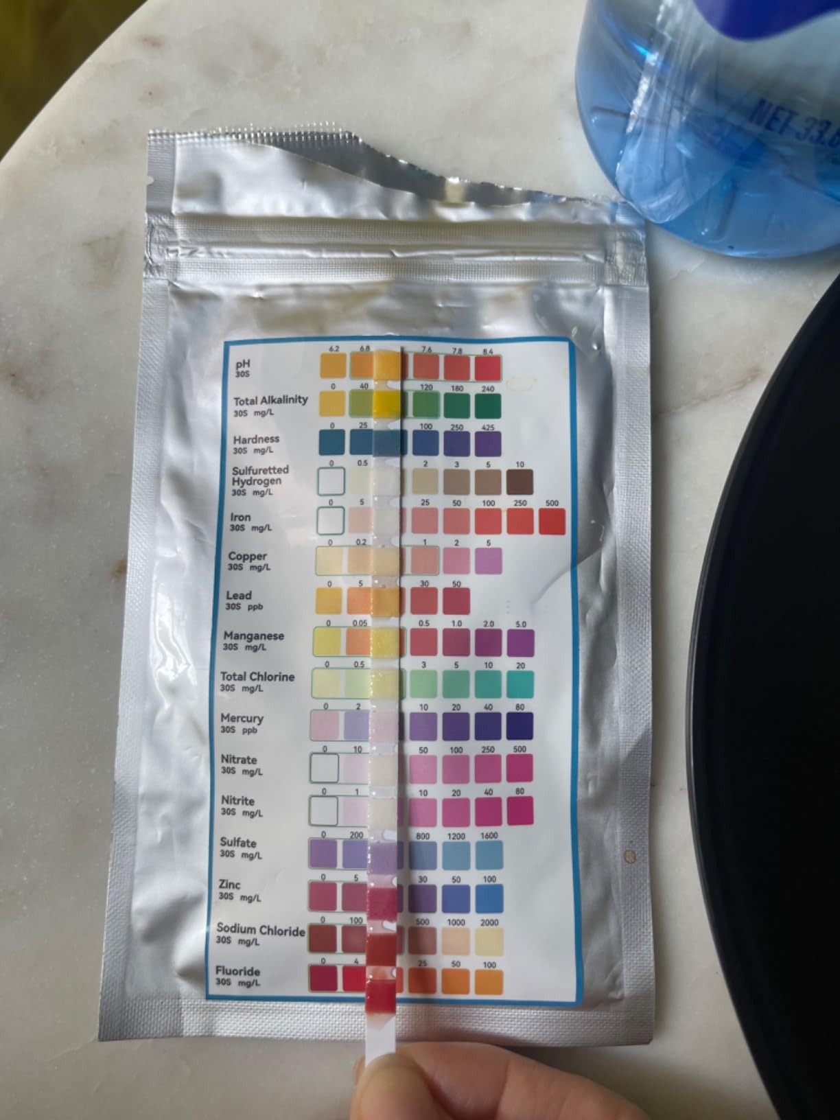 AAwipes Complete Water Testing Kits for Drinking Water 25 Strips Bag Pack 16 in Well, Tap, Drinking Water, City Water Testing Strips (25) customer photo 2