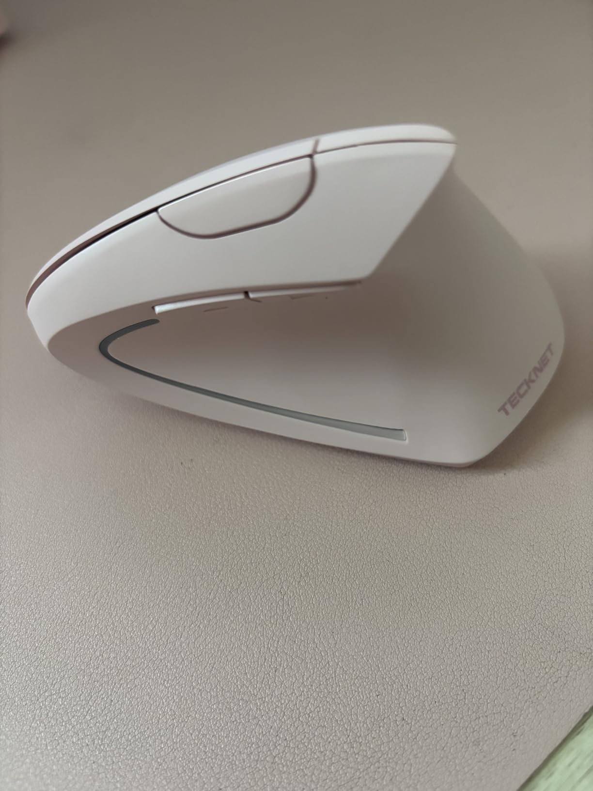 TECKNET Ergonomic Mouse, 4800 DPI Wireless Bluetooth Vertical, 3-Device customer photo 1