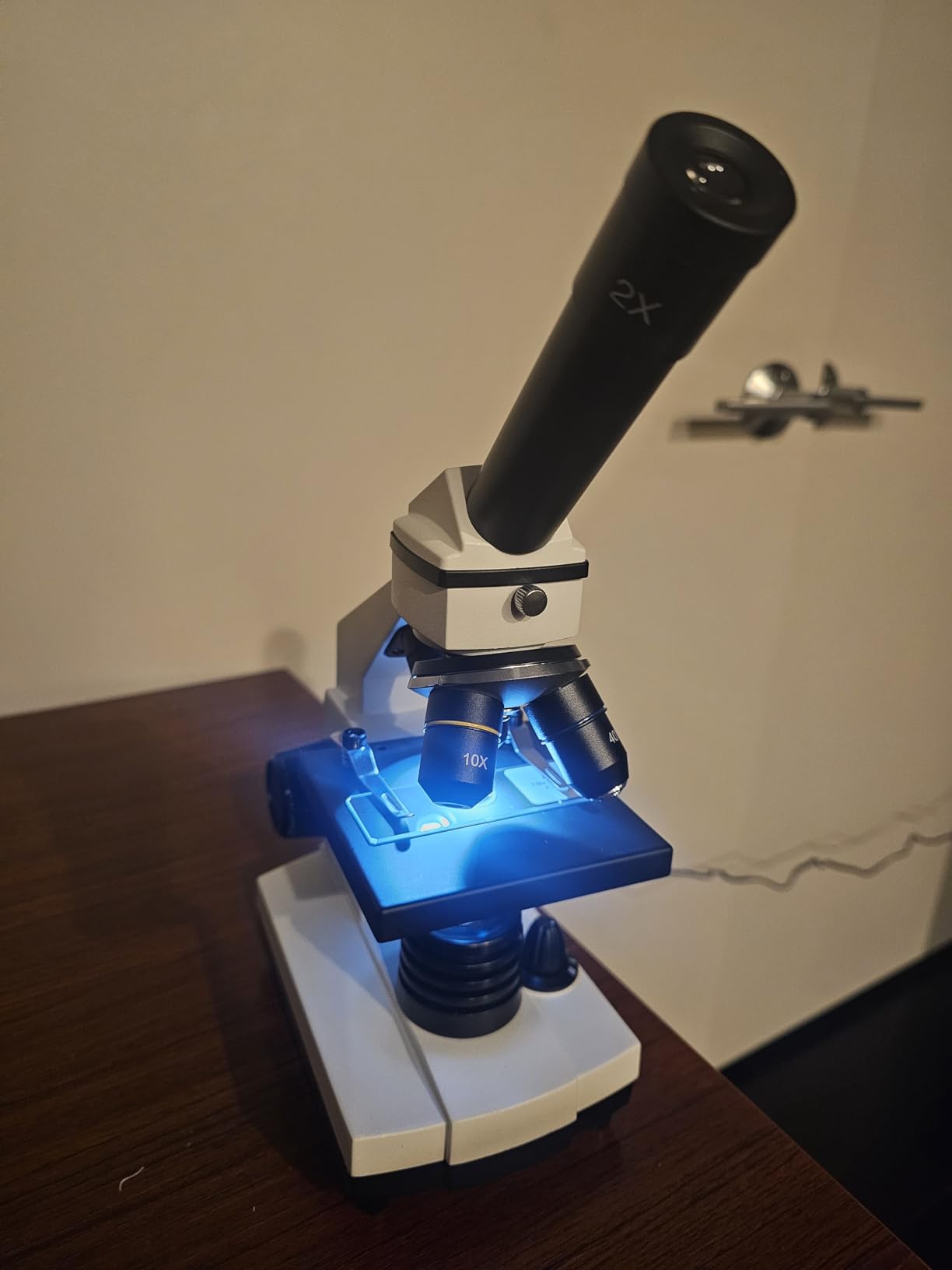 Microscope for Adults Professional: Compound Microscope 100X-2000X with Prepared Slides and Covers, Plant Stereo Microscopes for Homeschool Lab customer photo 1