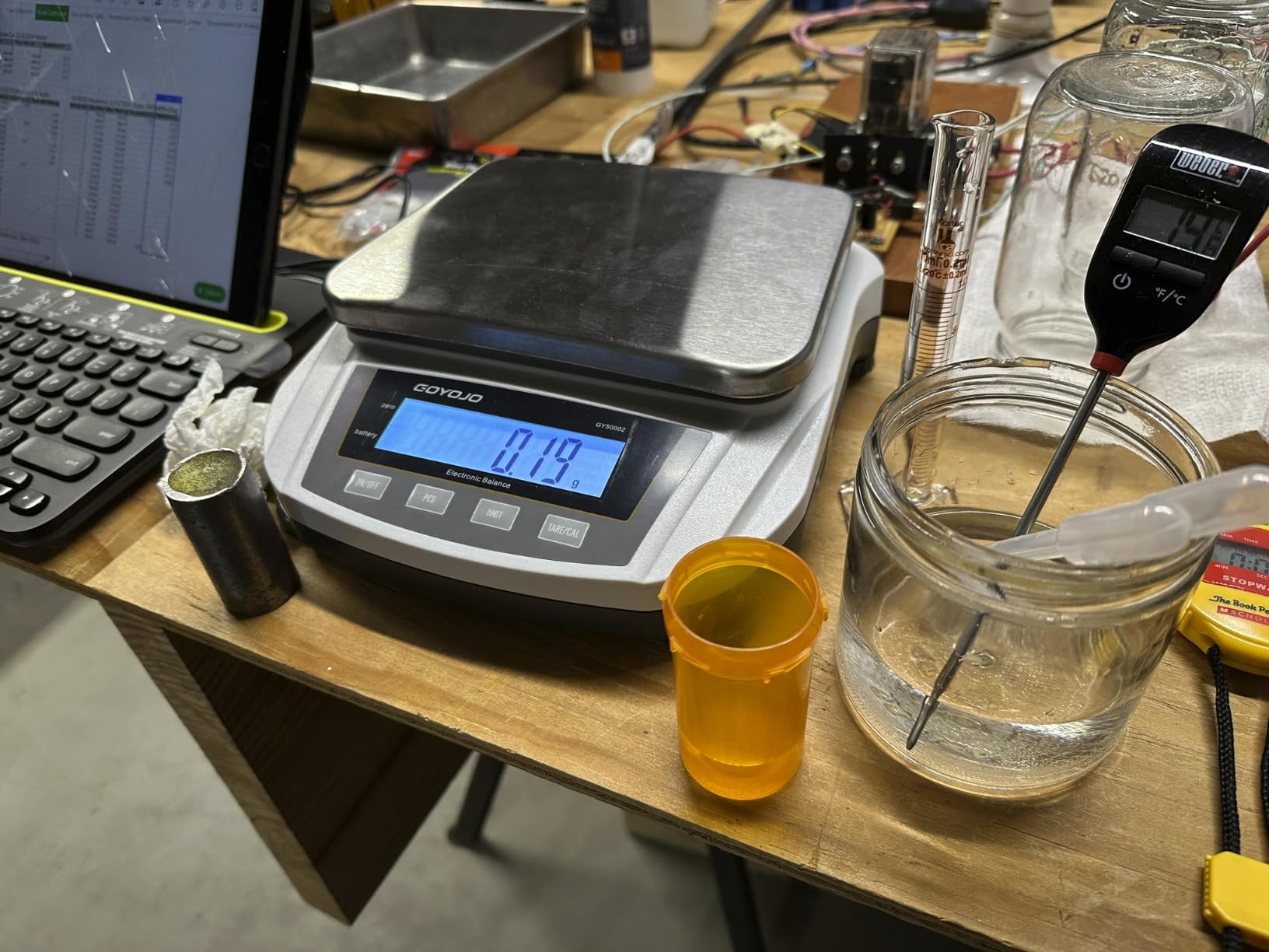 GOYOJO Digital Analytical Balance and Lab Scale, 5000g Capacity, 0.01g Precision, Stainless Steel, Multi-Unit (g/oz/ct/lb) for Jewelry, Kitchen, and Lab customer photo 2