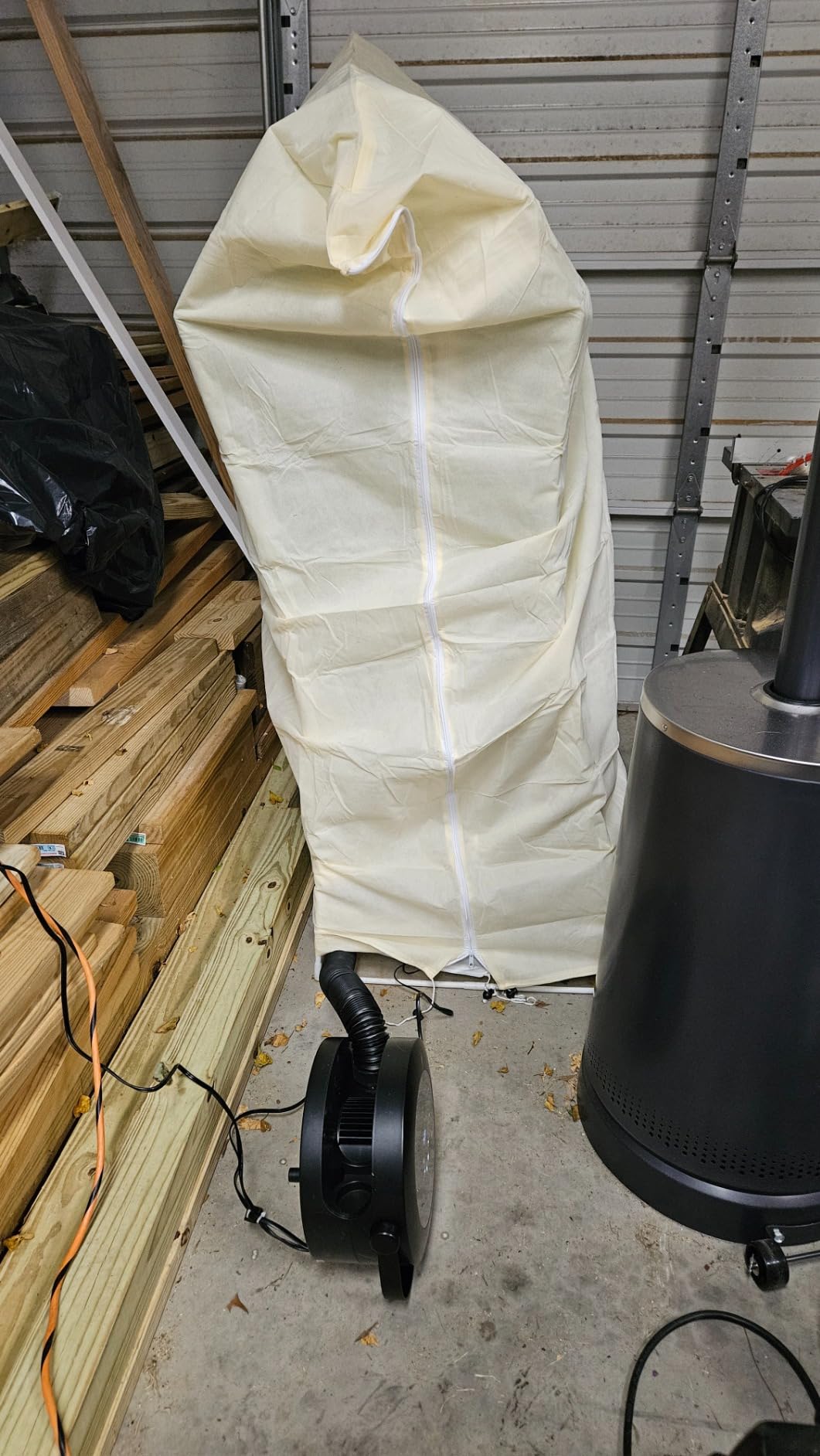 Spider Farmer Heater, 530W 10-Level PTC Heating for Grow Tent, Plant Room | Portable Heater with Extension Hose, Smart Temperature Control, 24H Timer customer photo 1