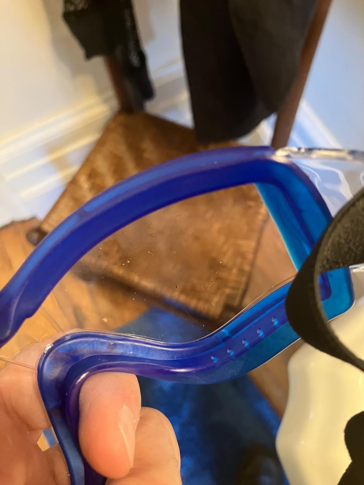 Kids Safety Goggles, Toddler Safety Glasses With UV Anti-Fog,Clear Lens Glasses Cleaning Cloth Included customer photo 2
