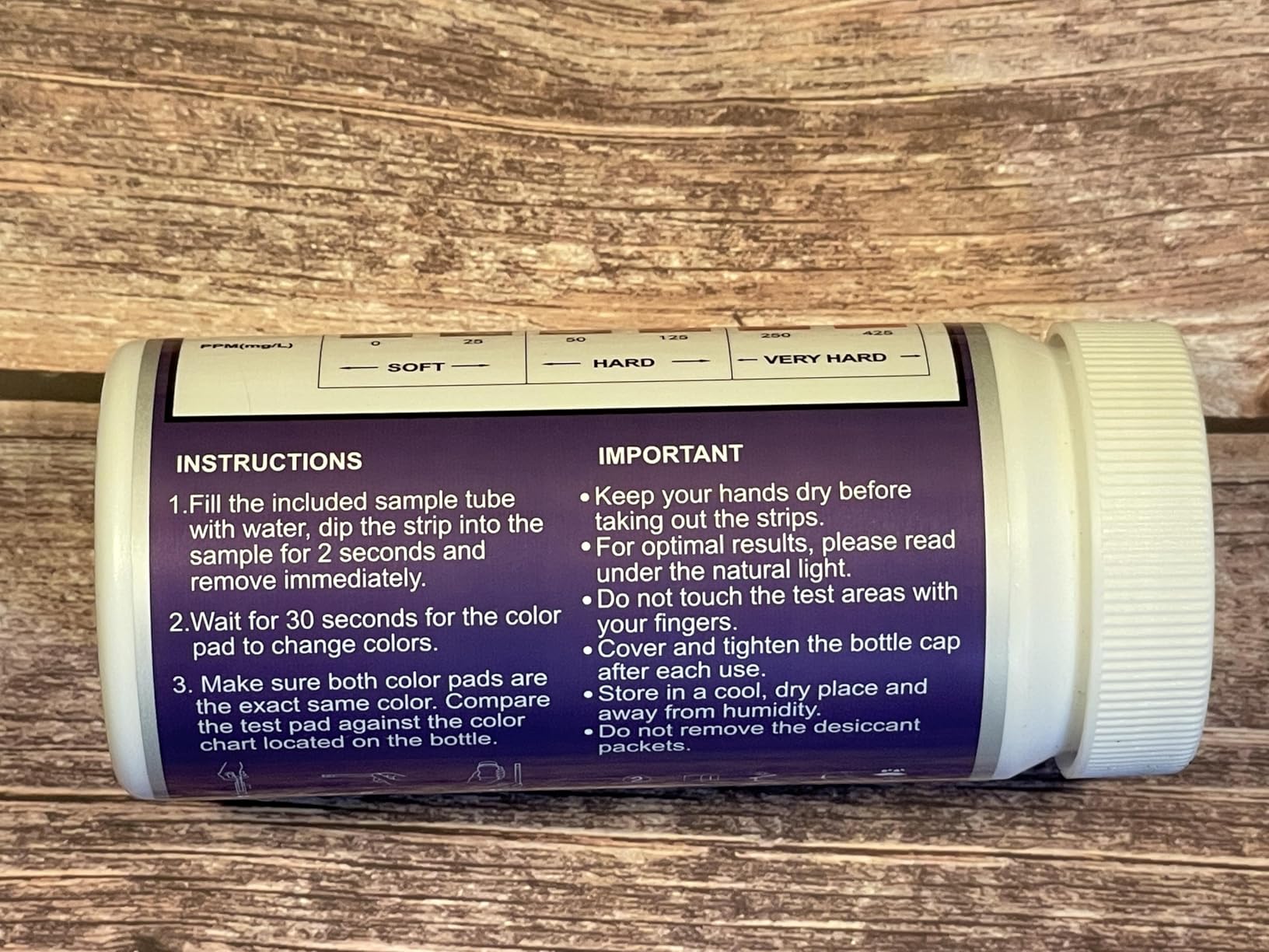 Water Hardness Test Kit, 150 Strips-Double Color Pads with Sample Tube | Hard Water Test Kit for Home, Drinking Water Tap Water Well Pool Spa Water Softener Quick Accurate Water Quality Testing Kit customer photo 1
