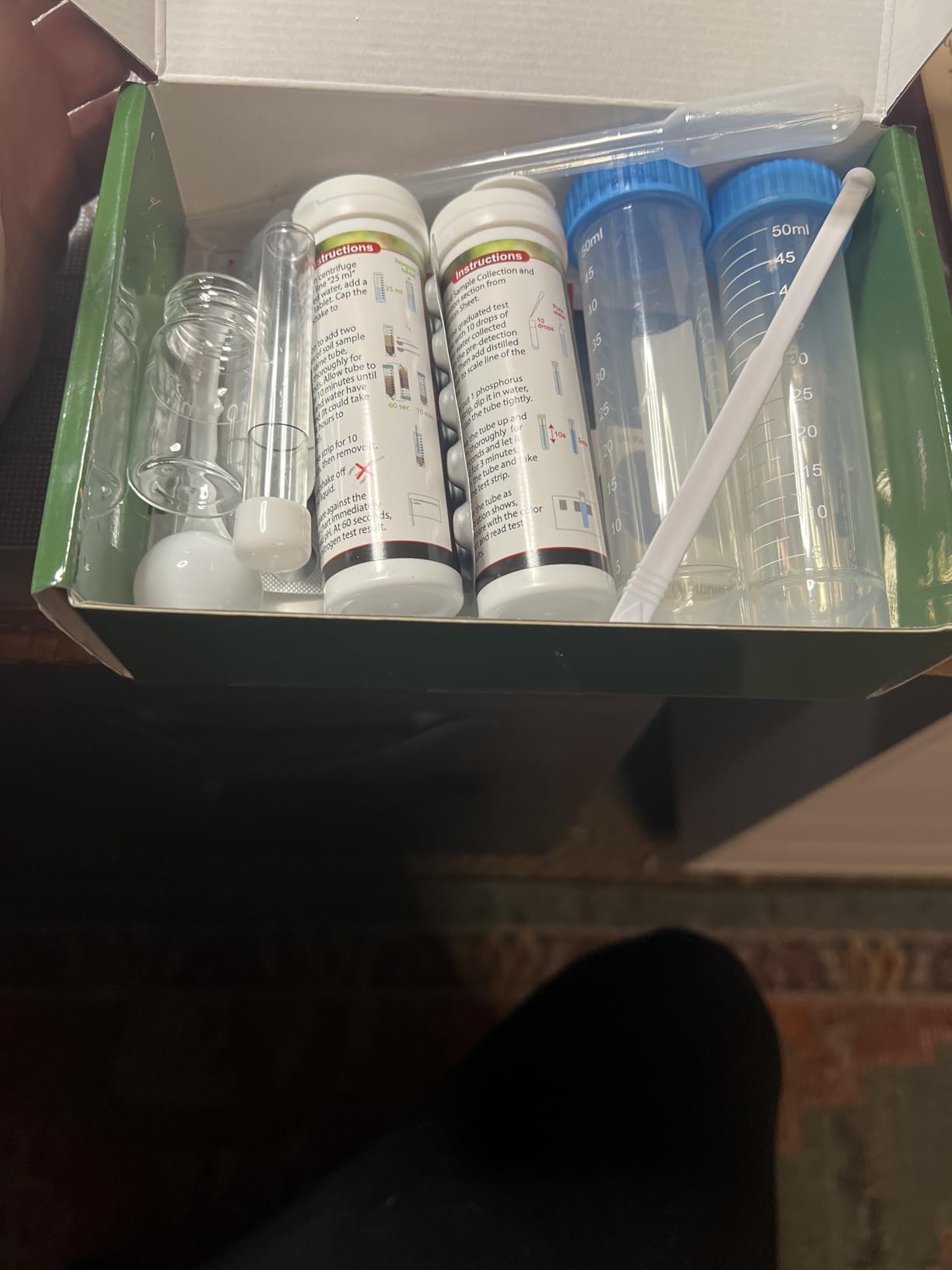 Premium Soil Test Kit: 40 Complete Tests for Lawns, Gardens, and Vegetables. Tests for Ammonia Nitrogen, pH, Phosphorus, and Potassium. customer photo 1