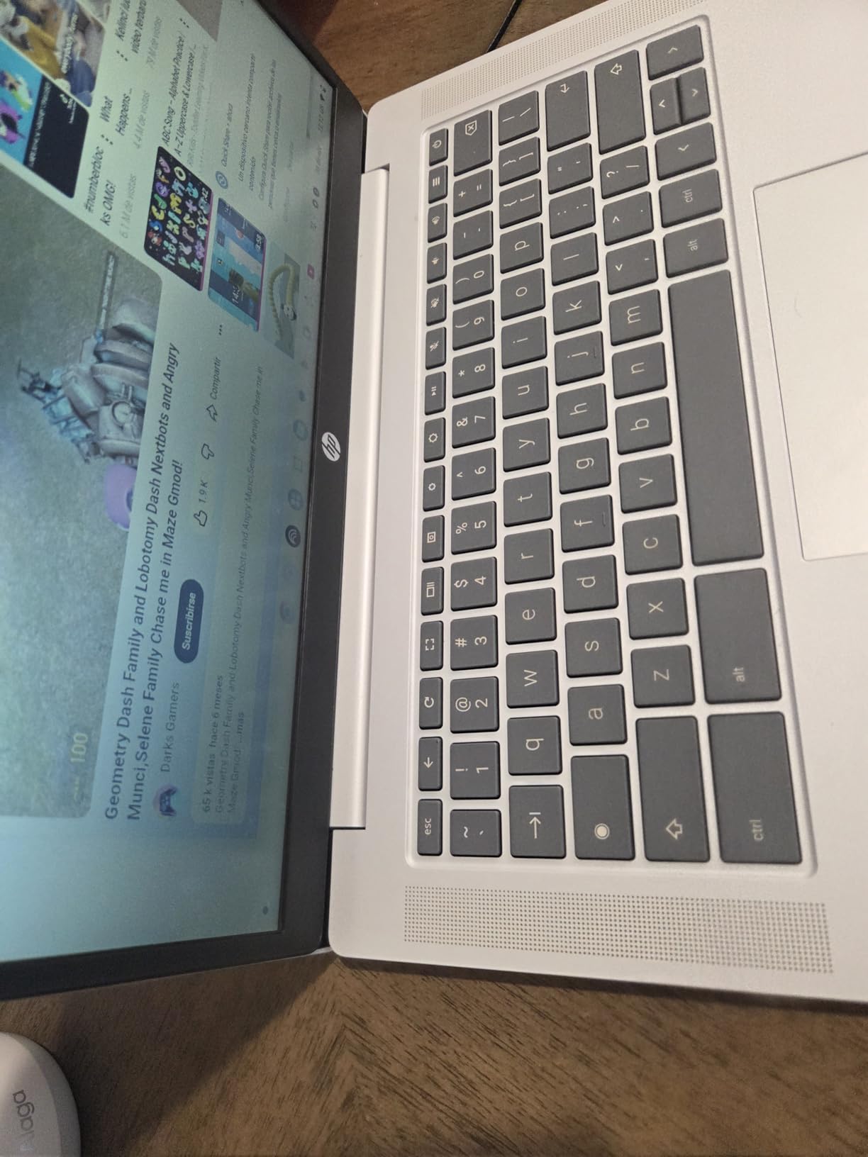Hp 14 Inch Chromebook Intel N200, 4GB RAM, 128GB Ufs (Silver) | 14-Inch HD Chrome Os, 4GB LPDDR5, Intel UHD Graphics, WI-FI 6, 720p Camera customer photo 2