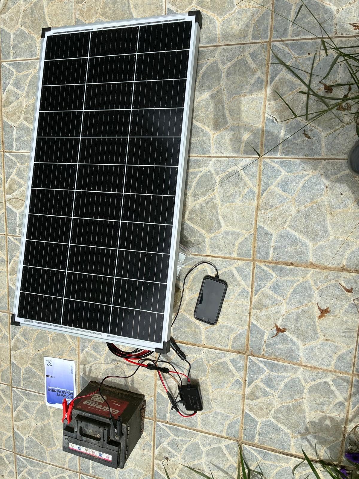 Voltset 100W 12V Solar Panel Kit with 20A Smart Charge Controller customer photo 2