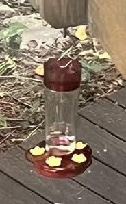 2 Pack Plastic Hummingbird Feeders for Outdoors Hanging Ant and Bee Proof, 15 Ounces Red Hummingbird Feeder with 5 Feeding Ports and Perches, Built-in Ant Moat, Outside Garden Décor (Plastic, 2) customer photo 1